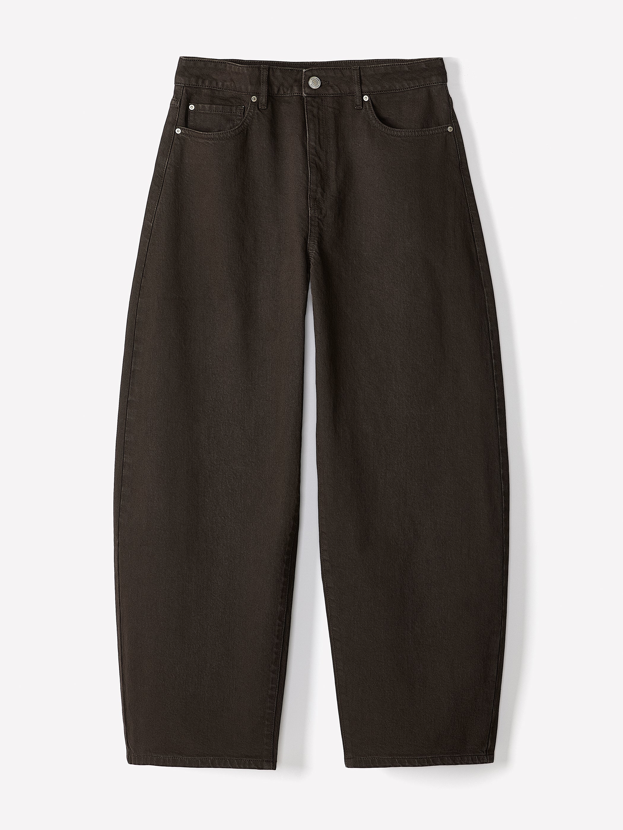 High-Rise Barrel Jeans - Image 11