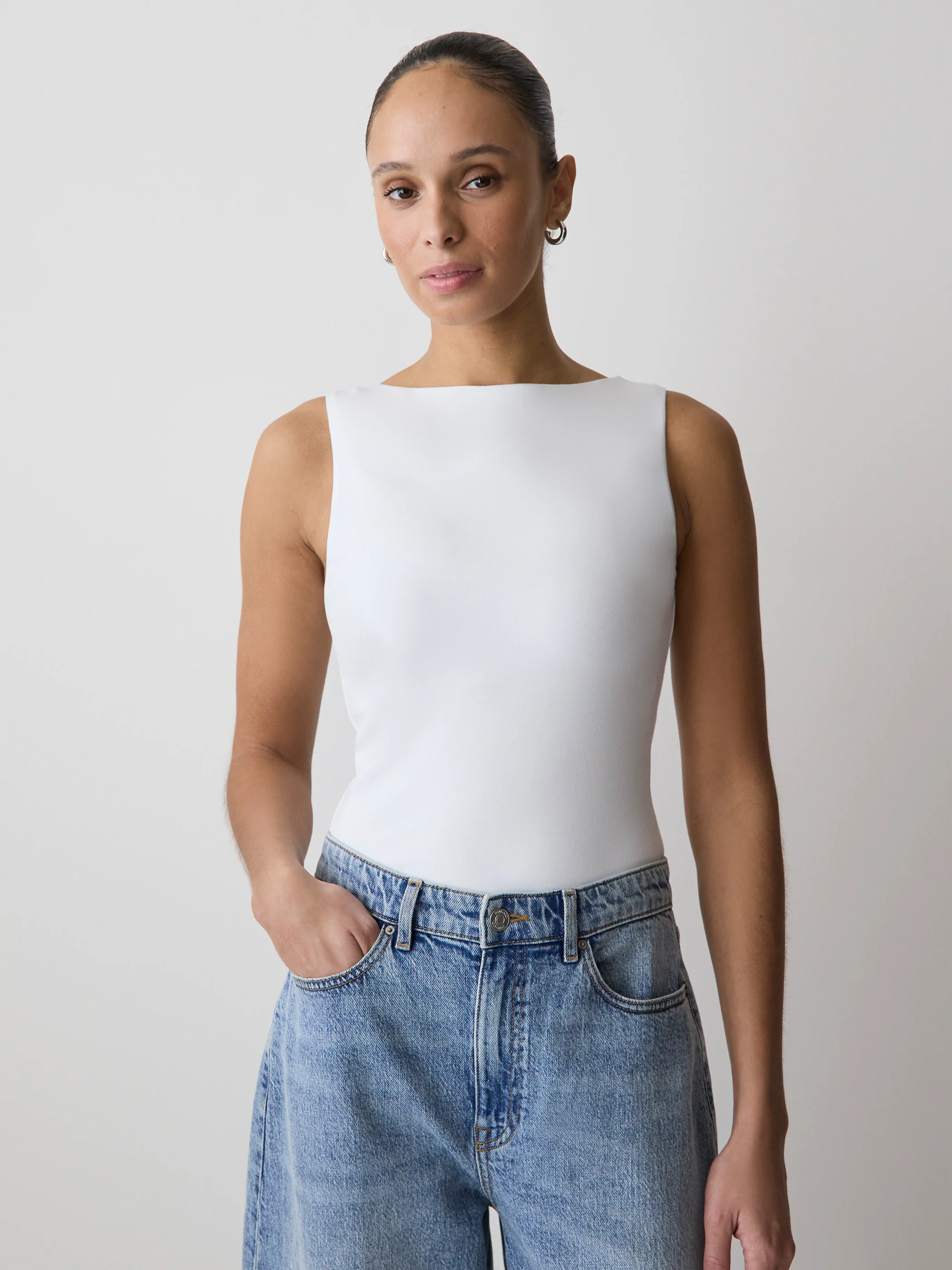 Organic Cotton Boat-Neck Cami - Image 6