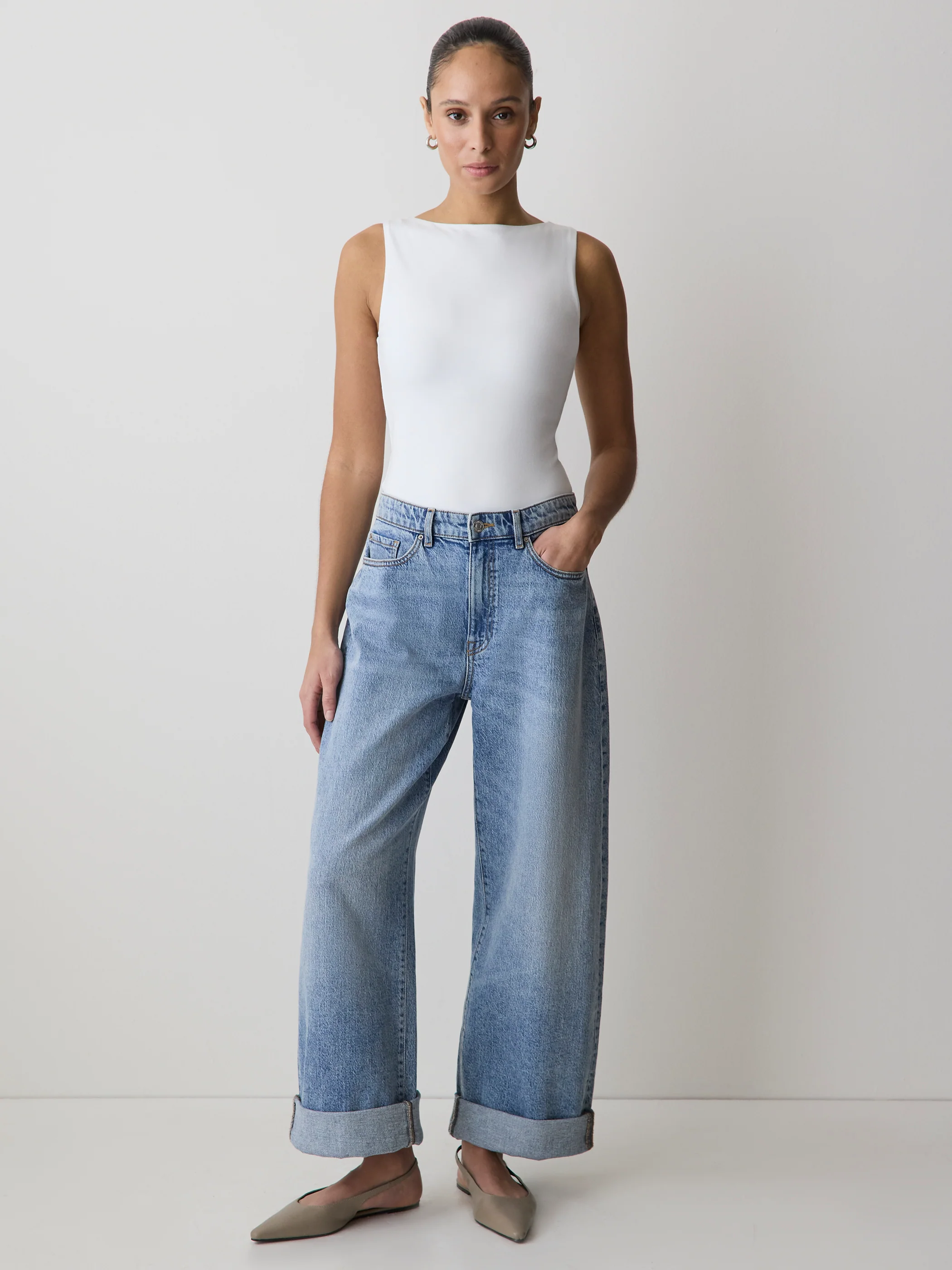 Organic Cotton Boat-Neck Cami - Image 7