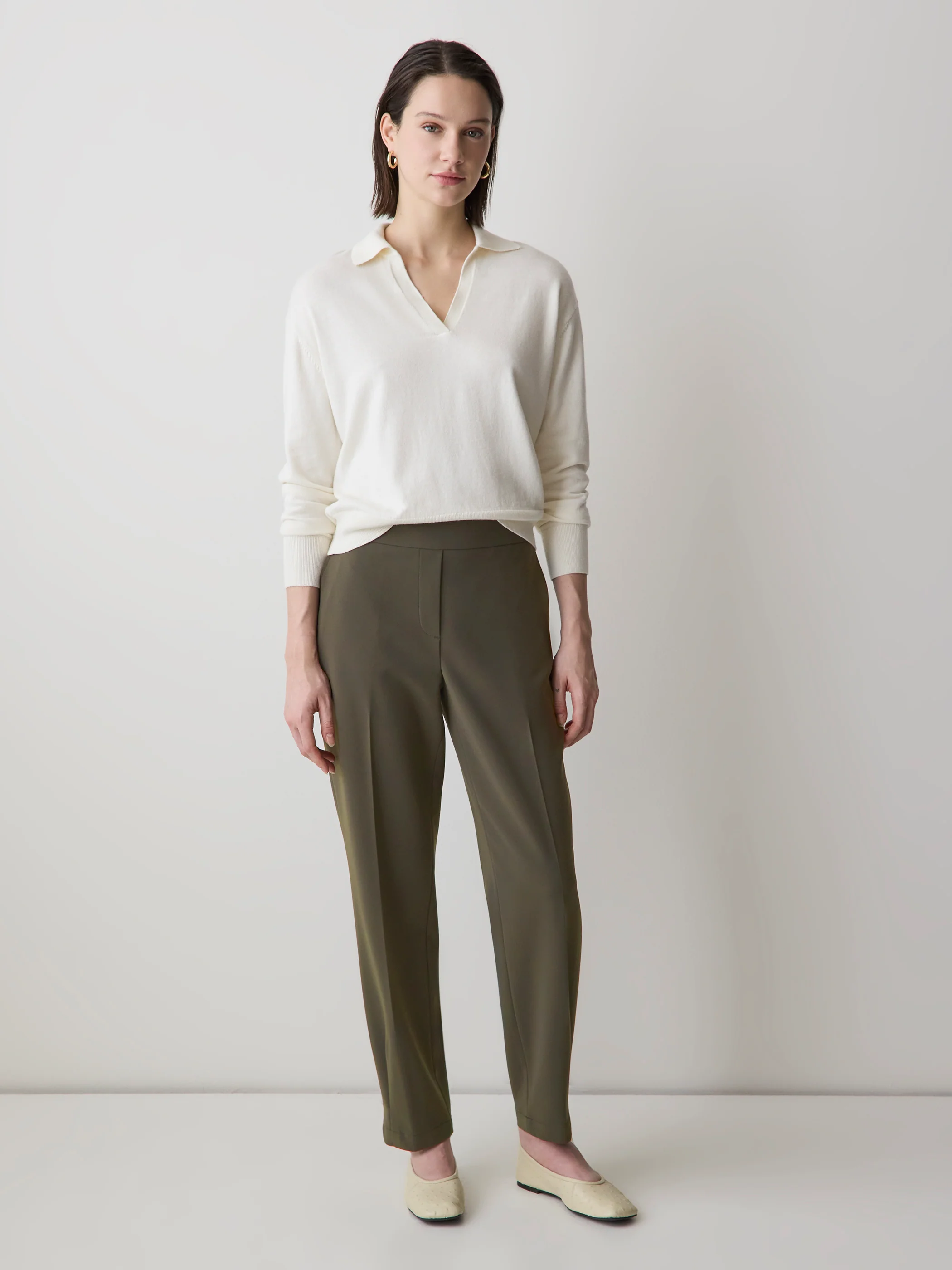 Mid-Rise Tapered-Leg Flowy Jogger Pant - Image 14