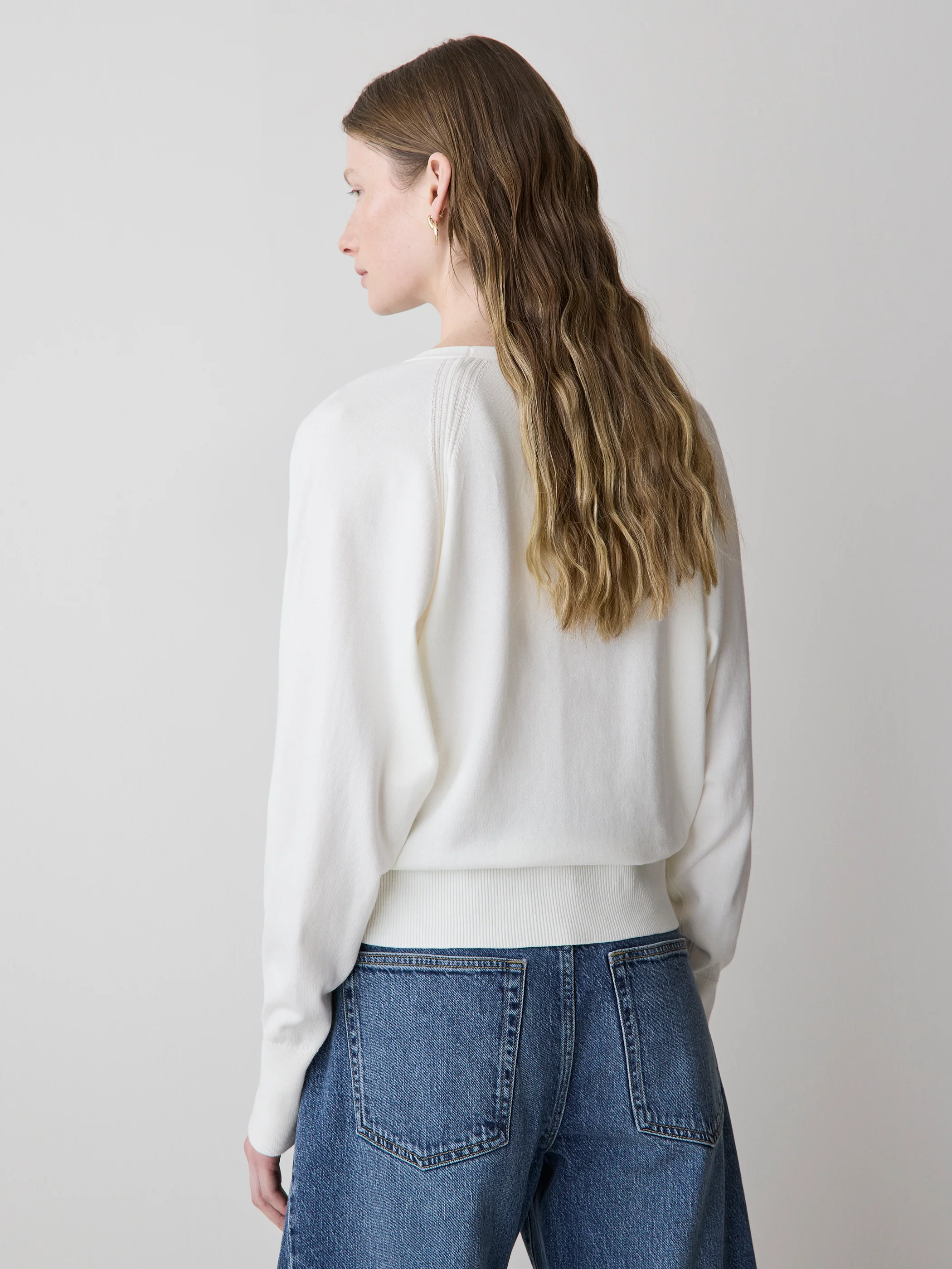 Long-Sleeve V-Neck Cardigan - Image 8