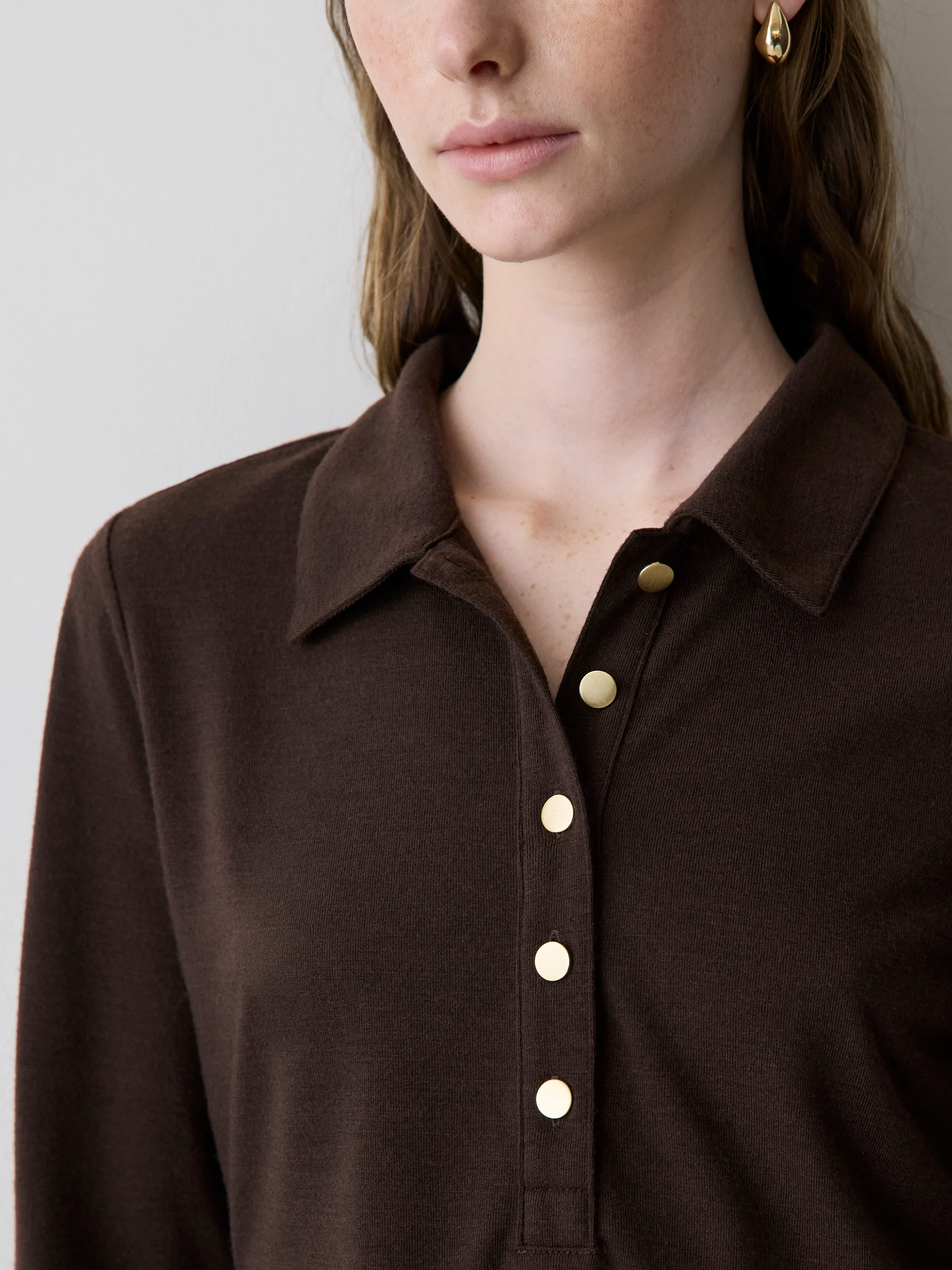 Long-Sleeve Fitted Polo - Image 10