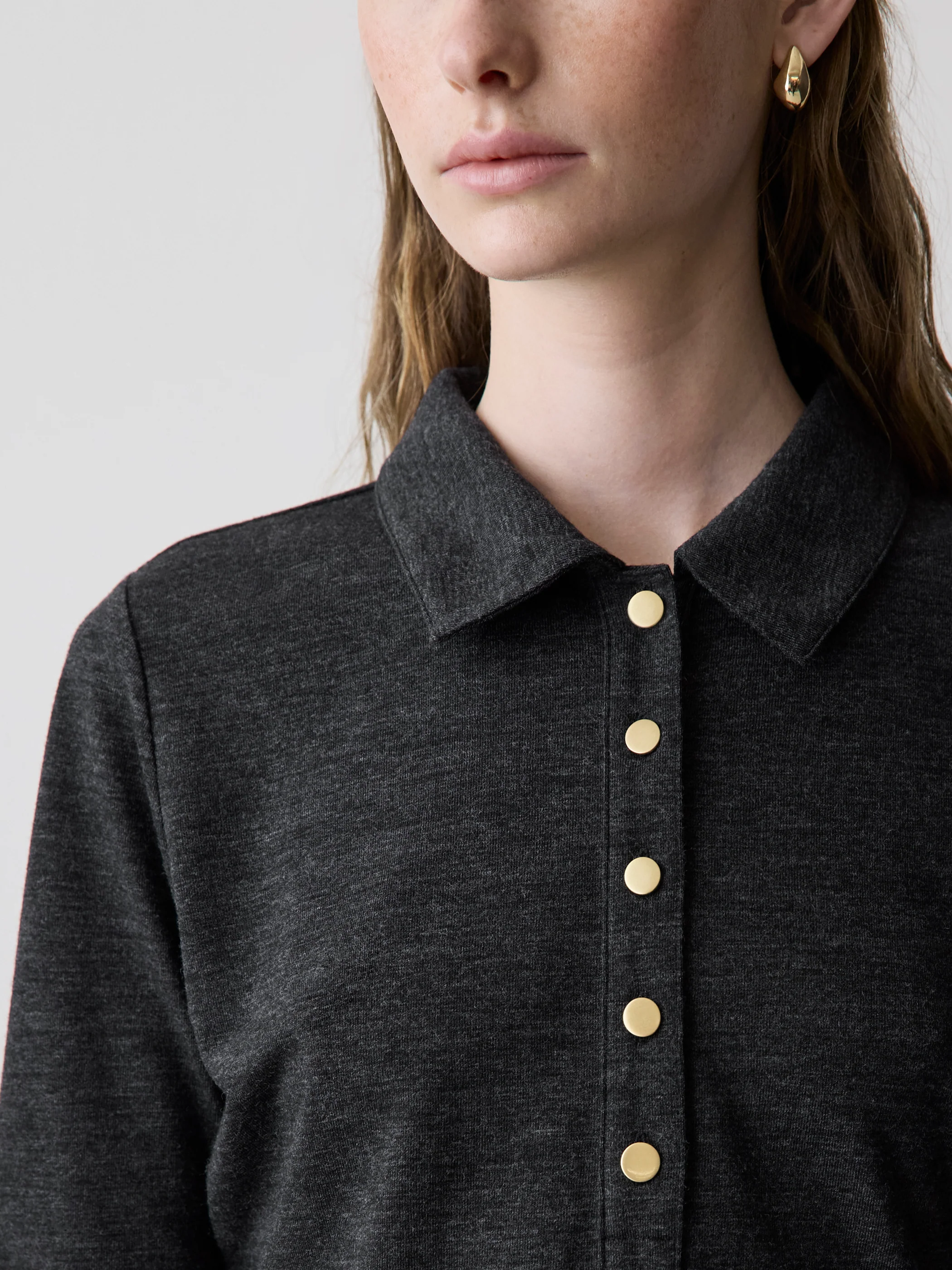 Long-Sleeve Fitted Polo - Image 4