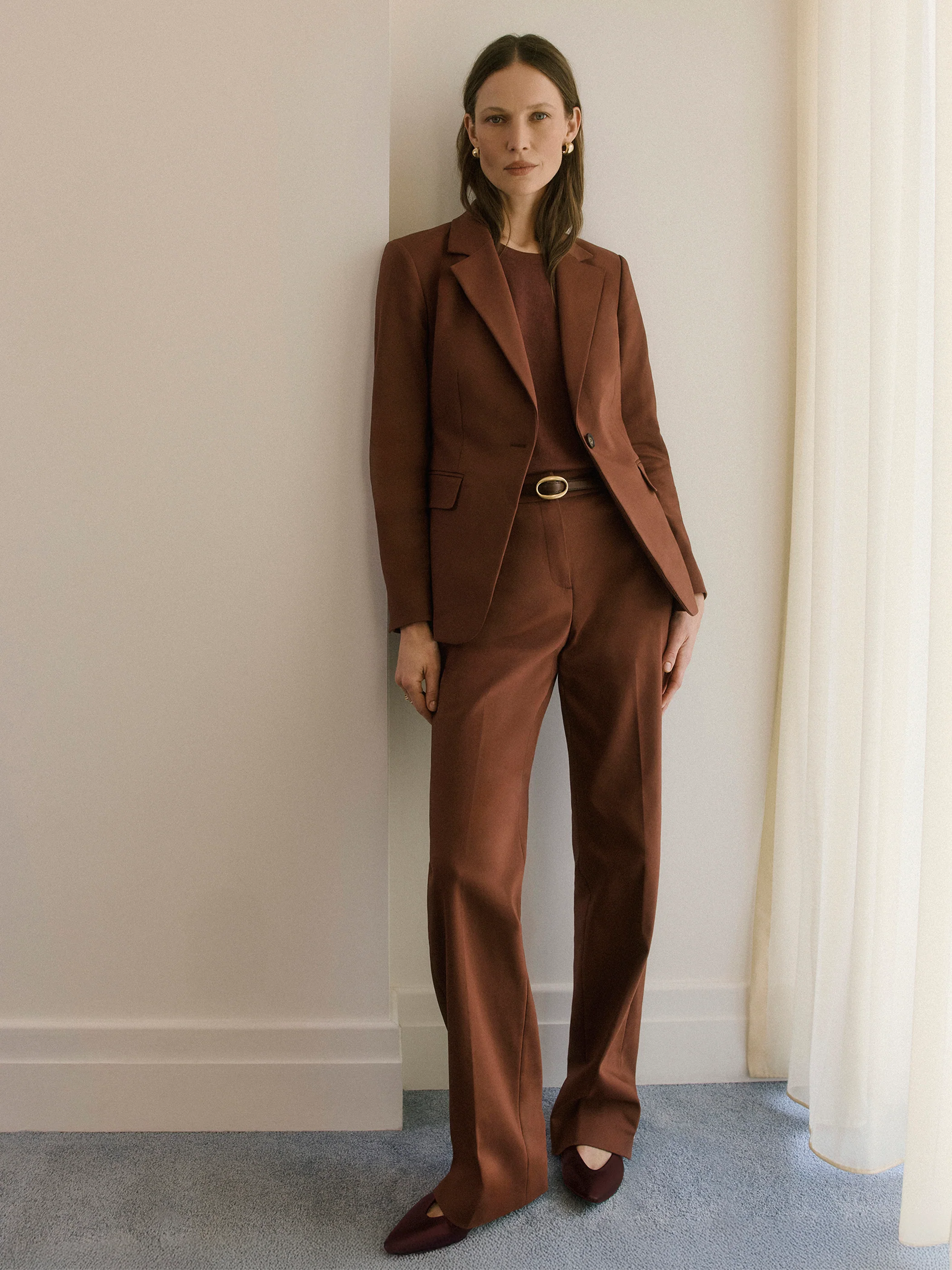 Limitless One-Button Fitted Blazer