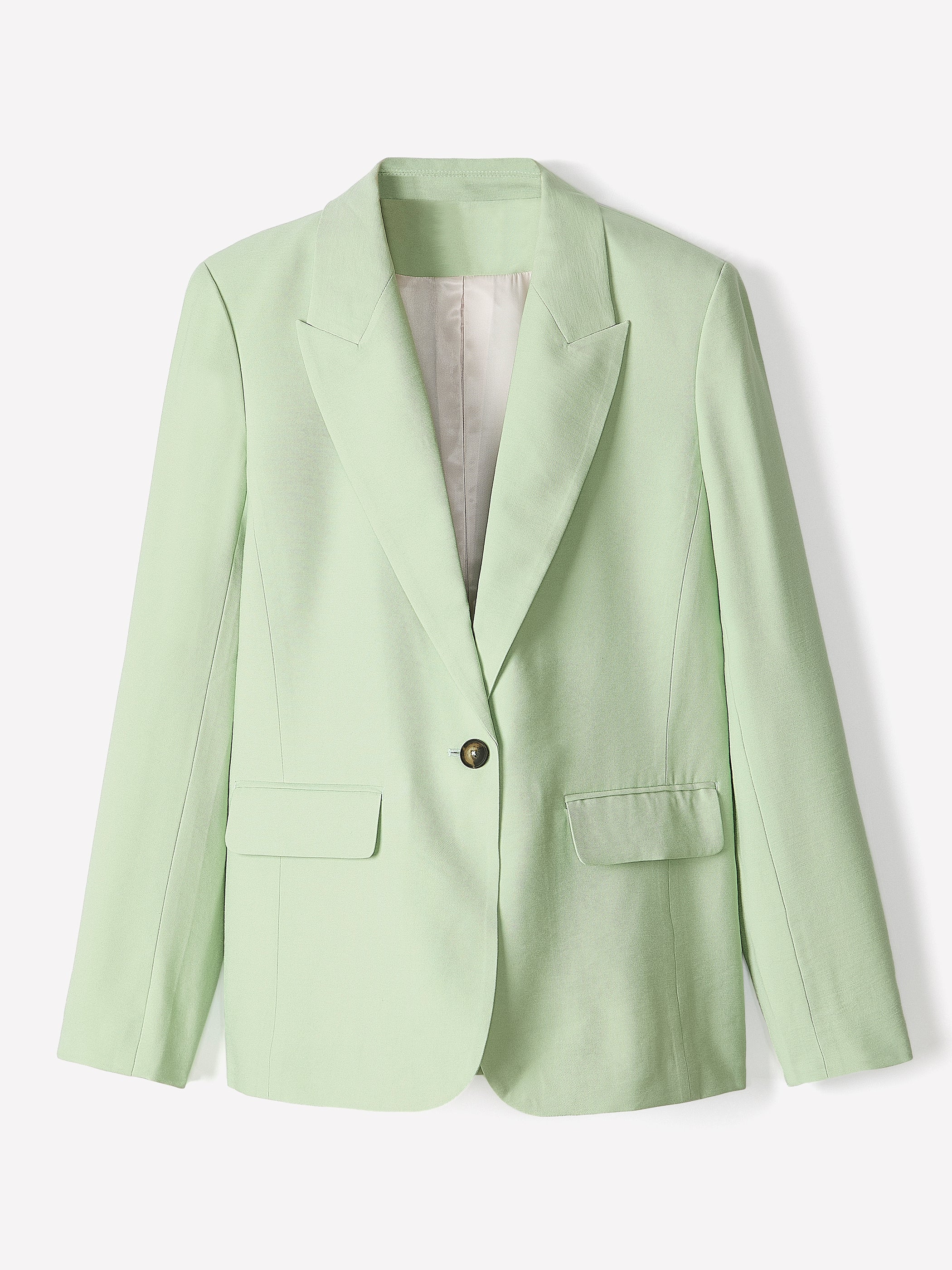 Relaxed-Fit One-Button Blazer - Image 13