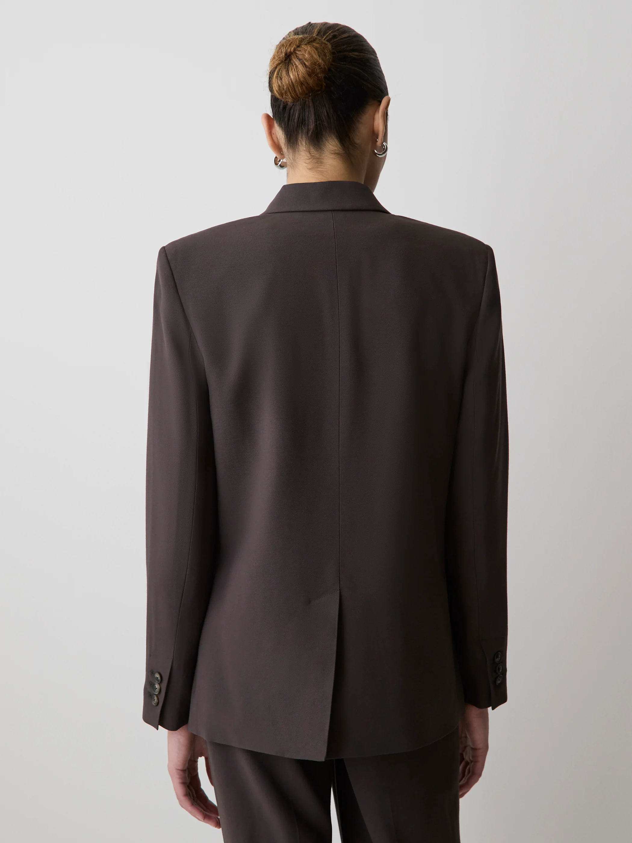 Relaxed-Fit One-Button Blazer - Image 3