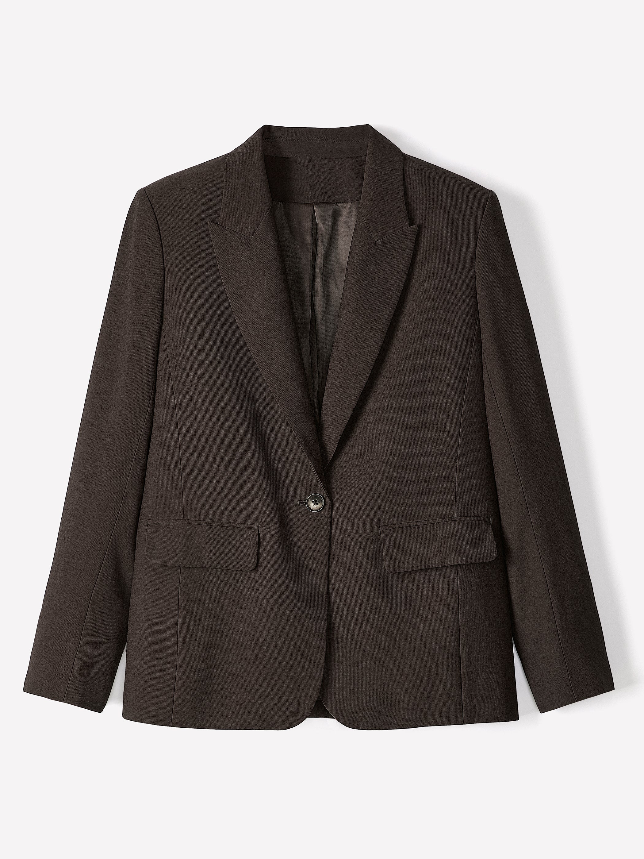 Relaxed-Fit One-Button Blazer - Image 7