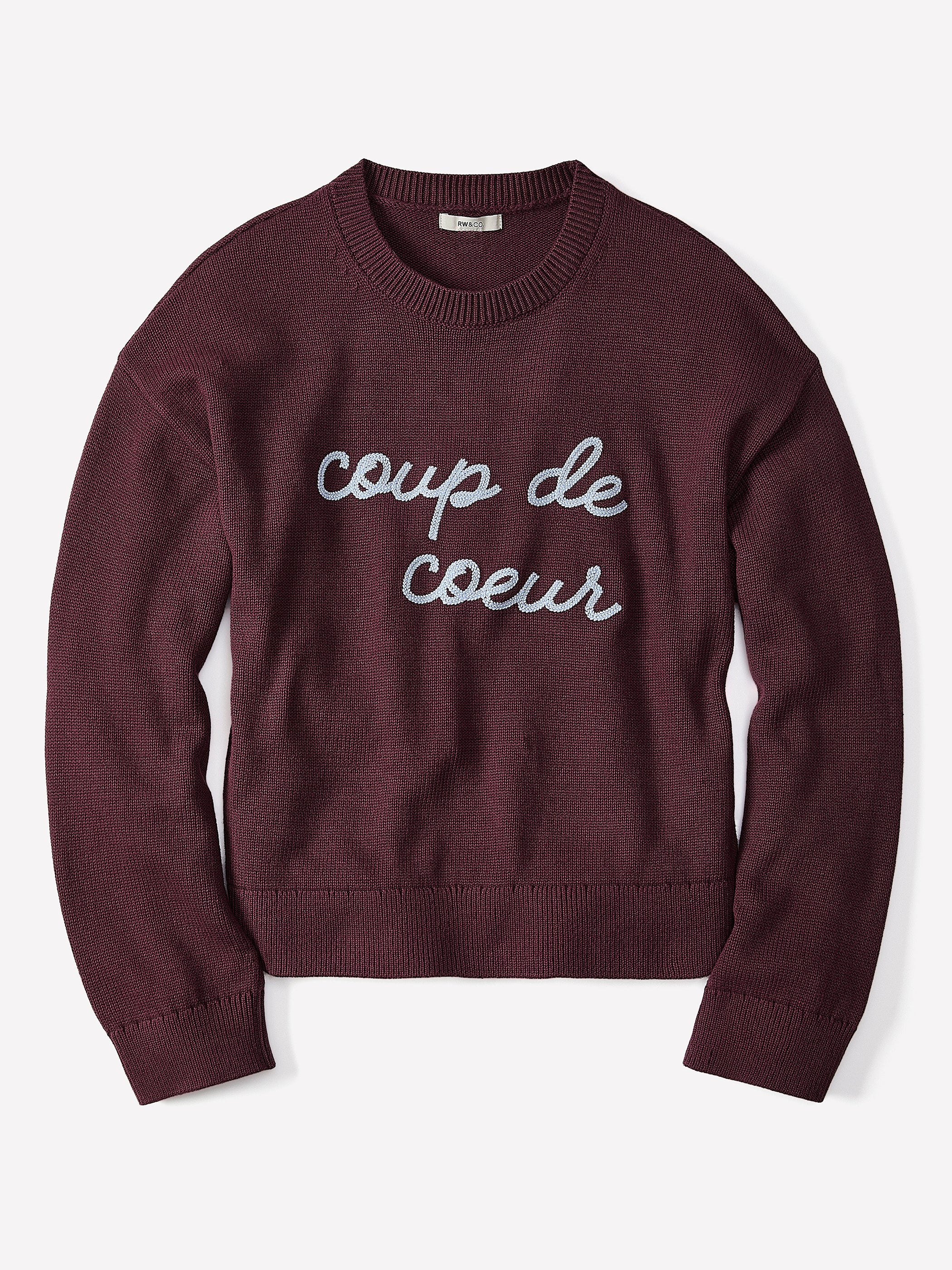 Long-Sleeve Crew-Neck Pullover with Embroidery - Image 5