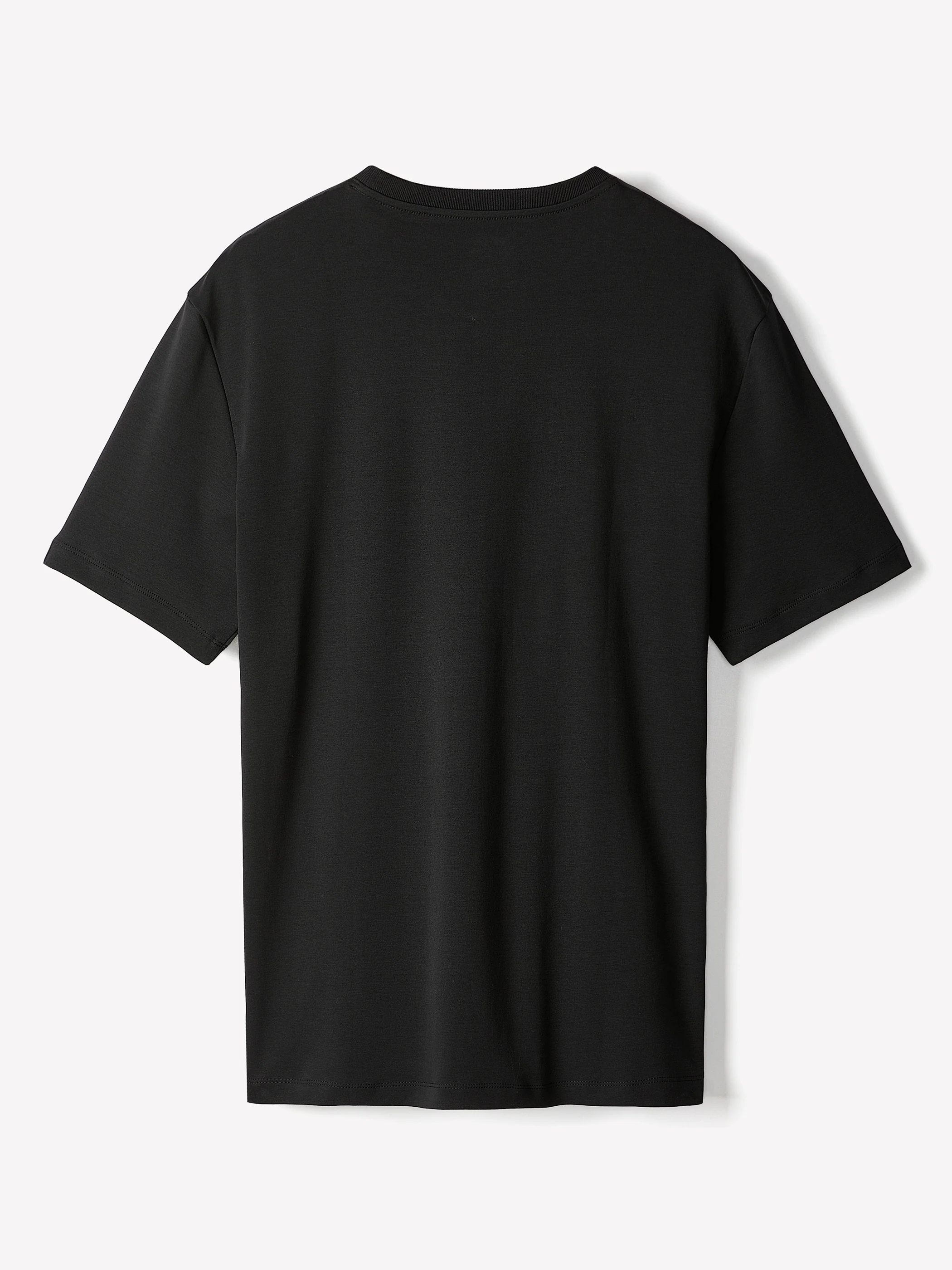 Solid Short-Sleeve Crew-Neck Tee - Image 2