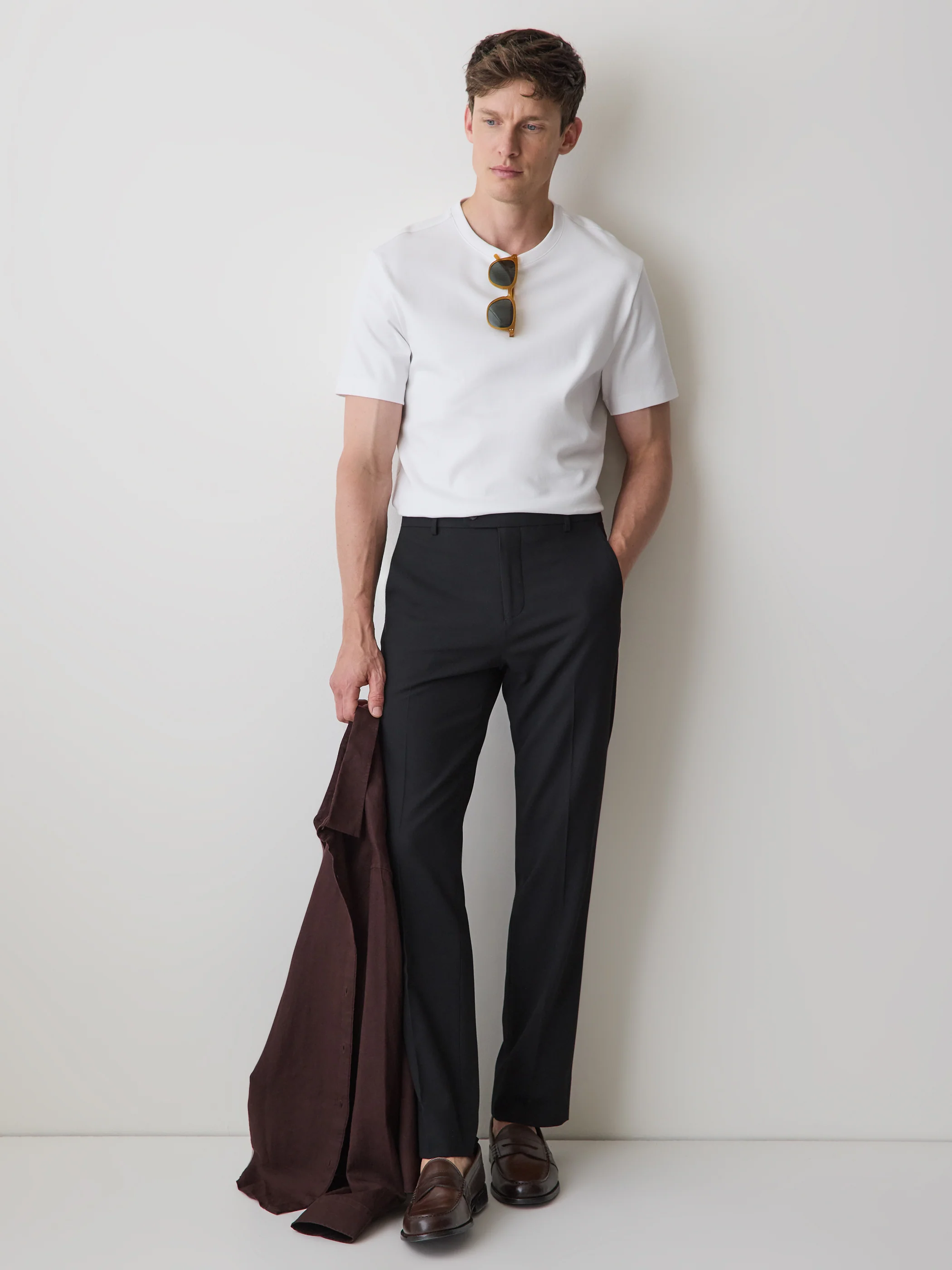 Solid Short-Sleeve Crew-Neck Tee - Image 5