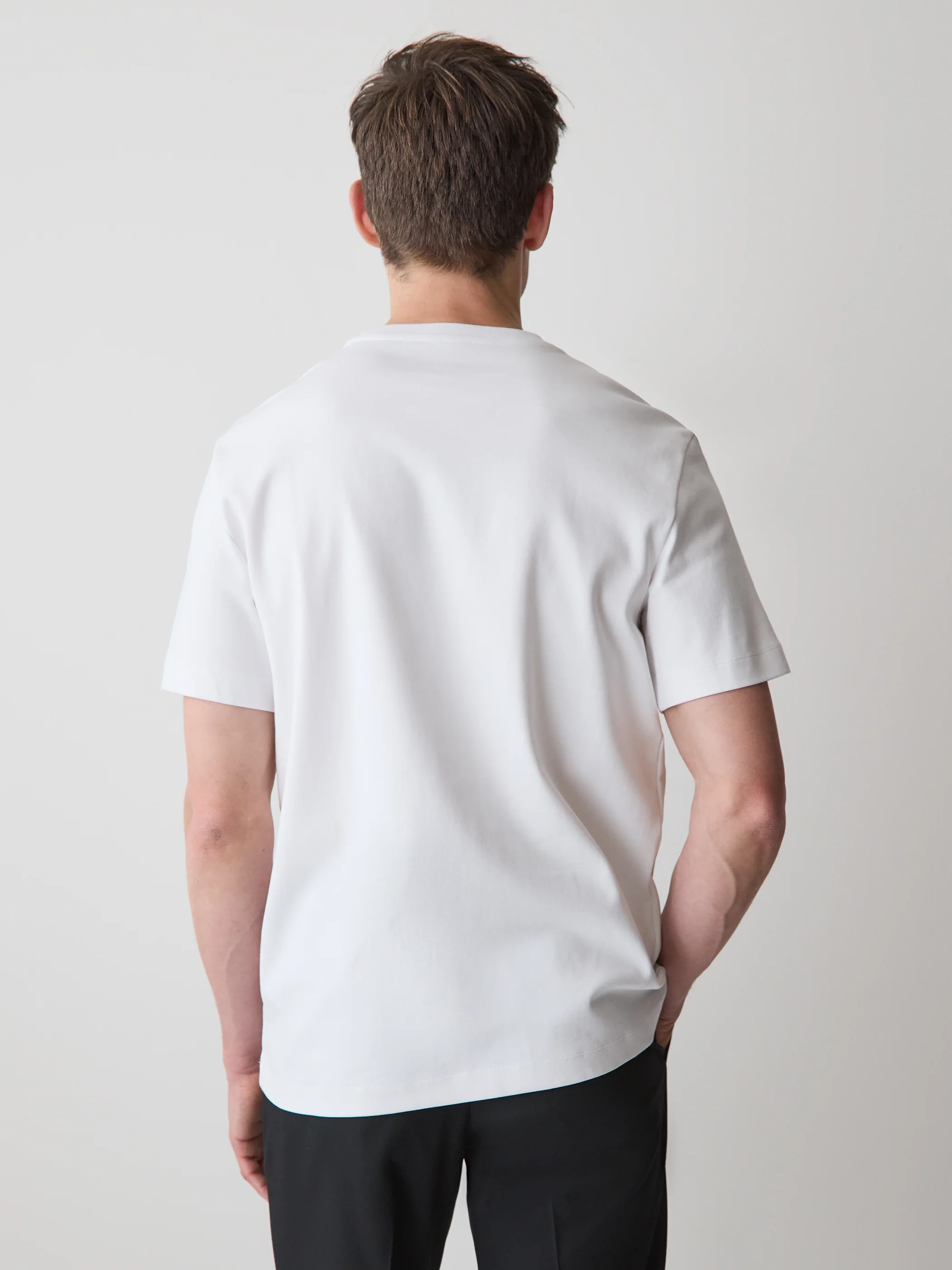 Solid Short-Sleeve Crew-Neck Tee - Image 6