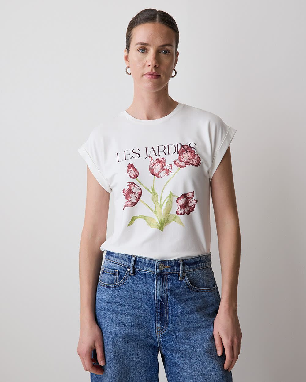 Extended-Sleeve Crew-Neck Tee - Image 10