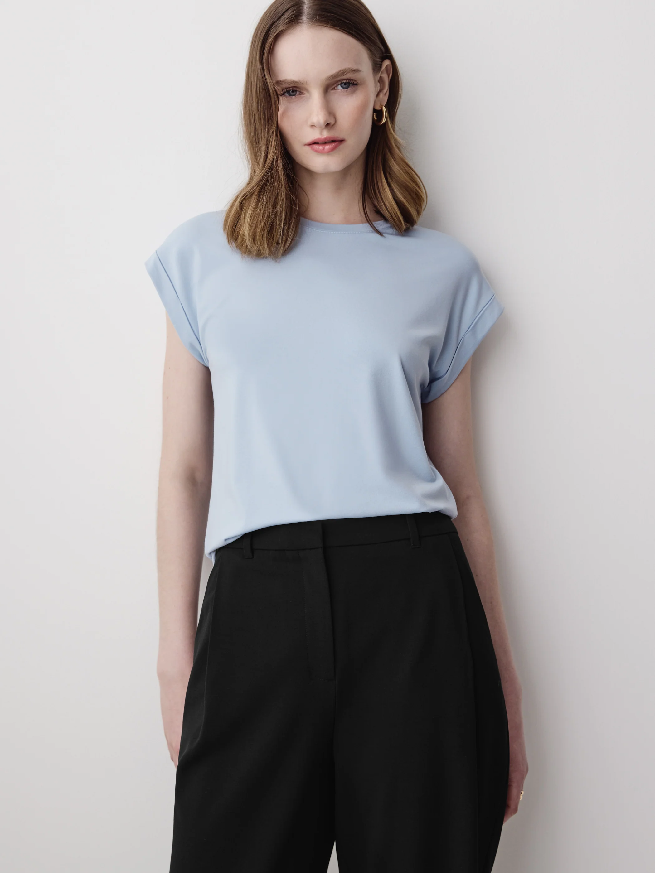 Extended-Sleeve Crew-Neck Tee - Image 6
