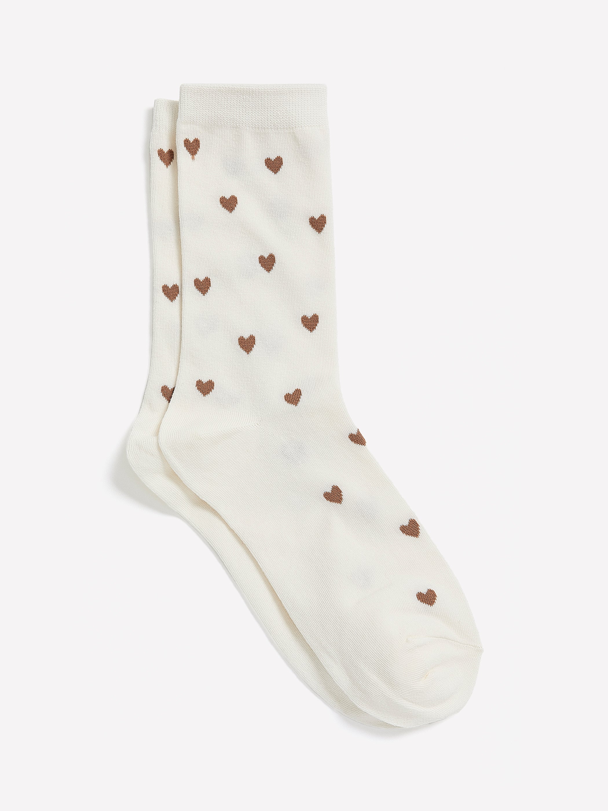 Crew Socks with Tiny Hearts - Image 3
