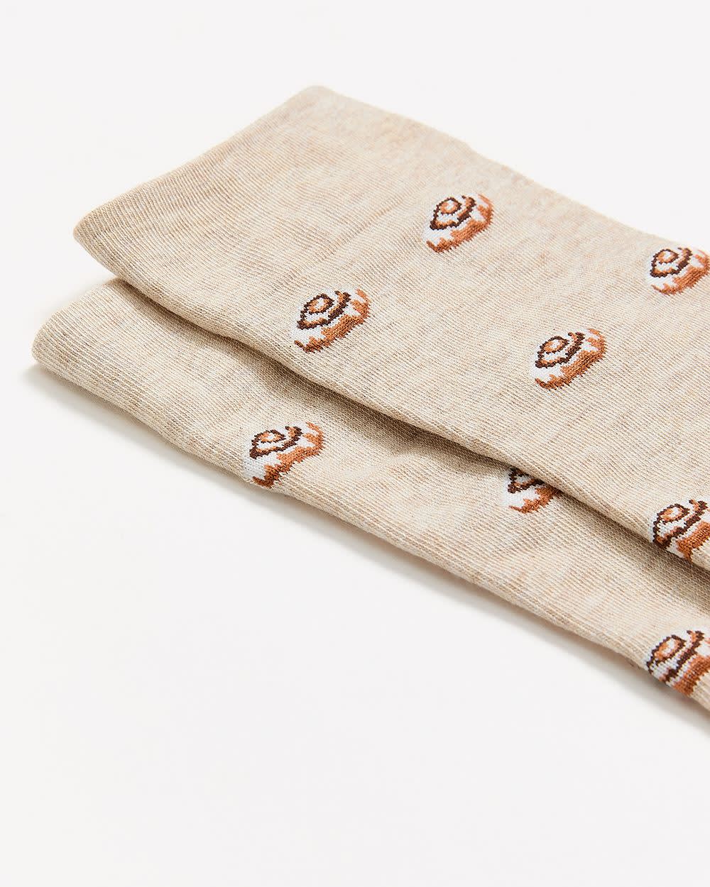 Crew Socks with Cinnamon Rolls - Image 2