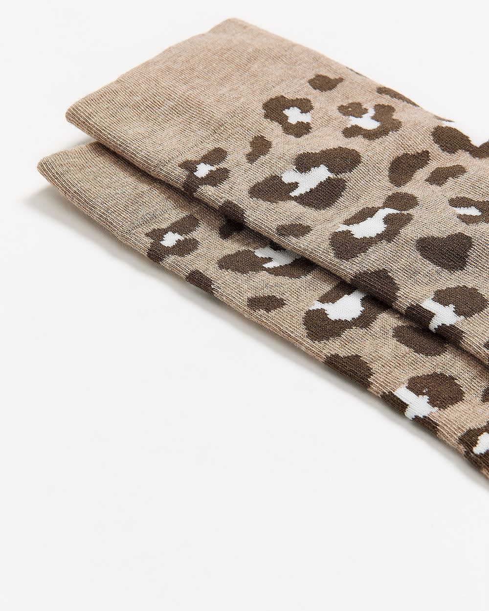 Crew Socks with Leopard Pattern - Image 2