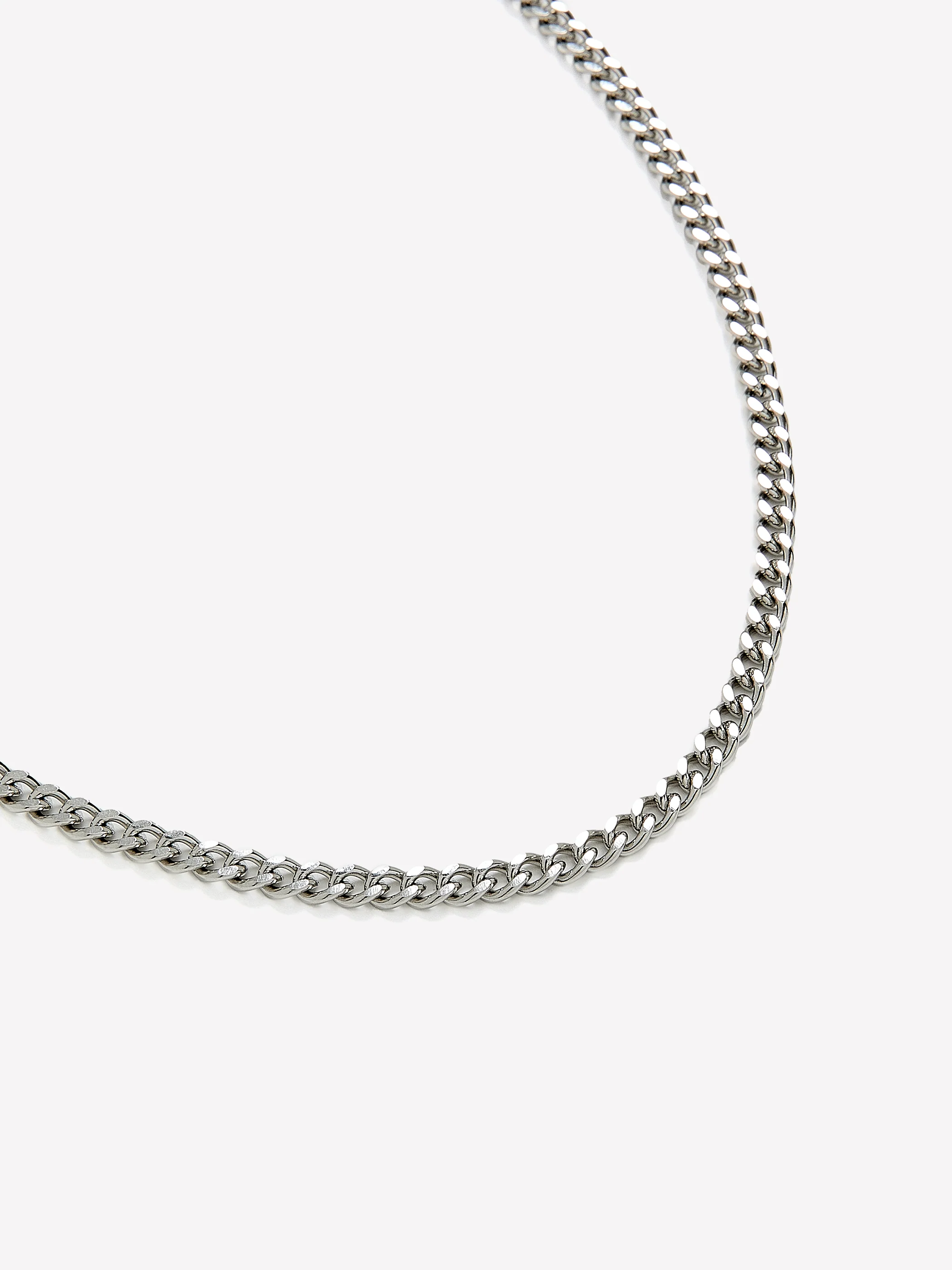 Stainless Steel Cuban Chain Necklace - Image 2