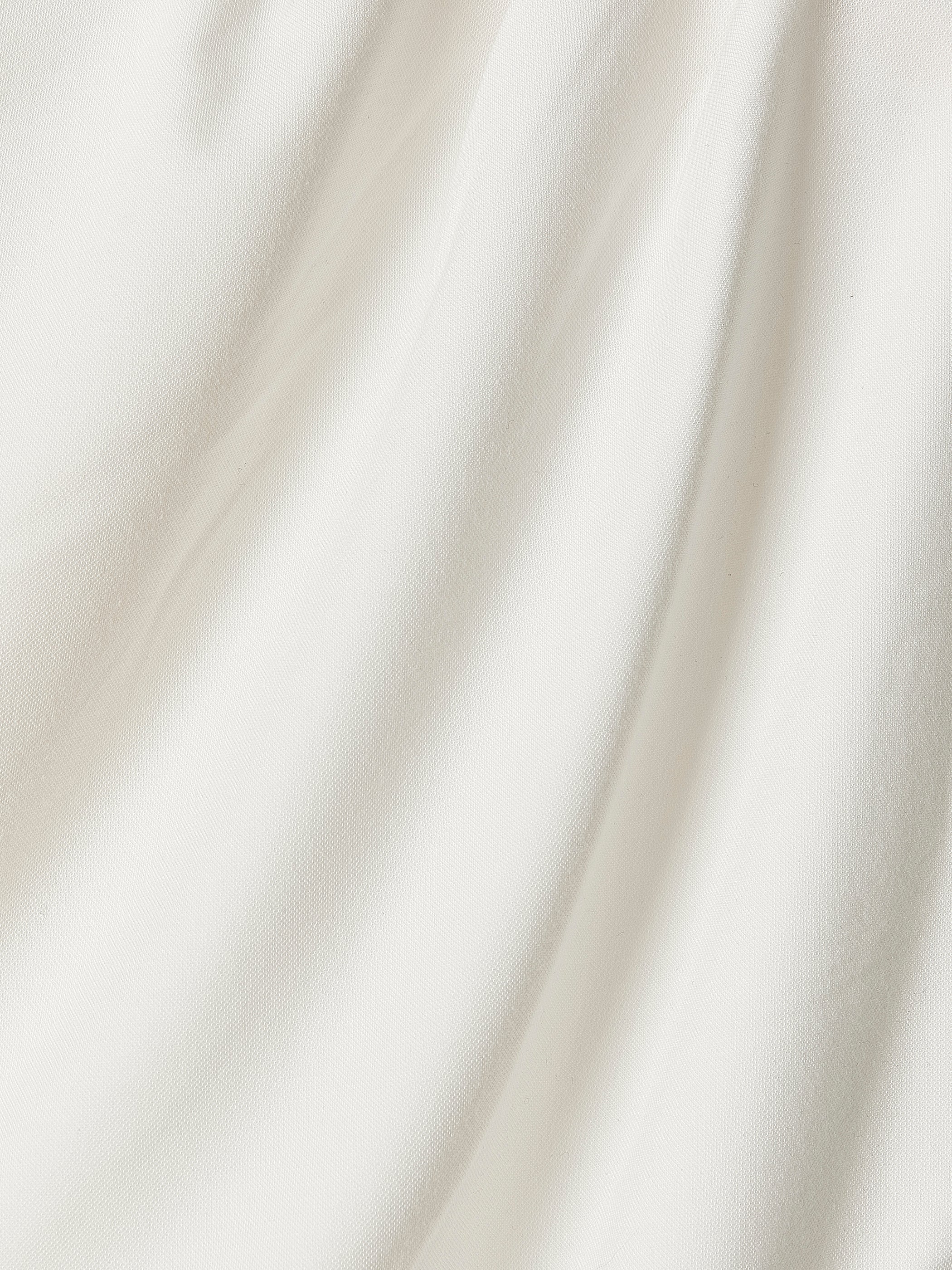 Extended-Sleeve Crew-Neck Draped Top - Image 5