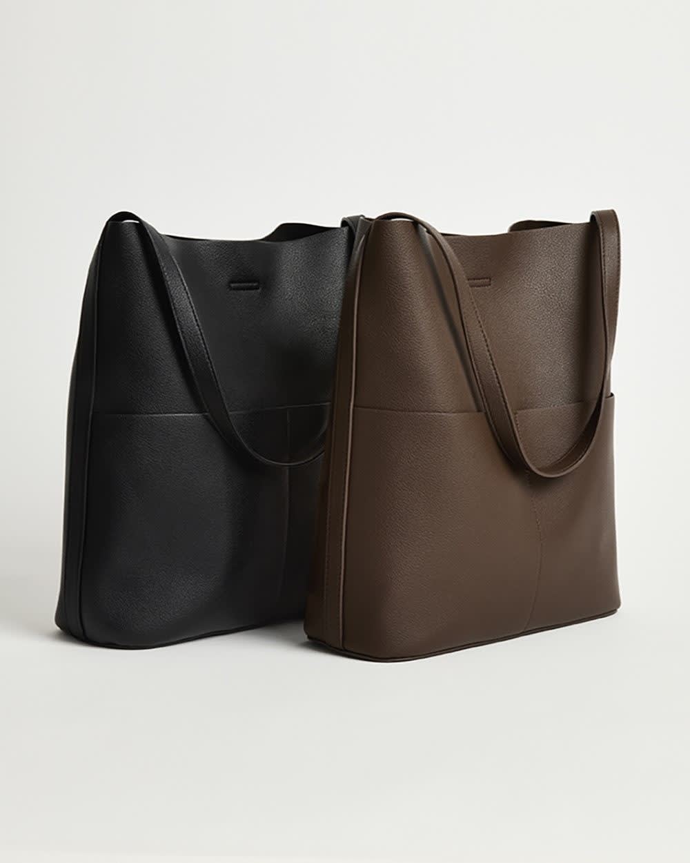 Faux Leather Tote Bag - Image 11