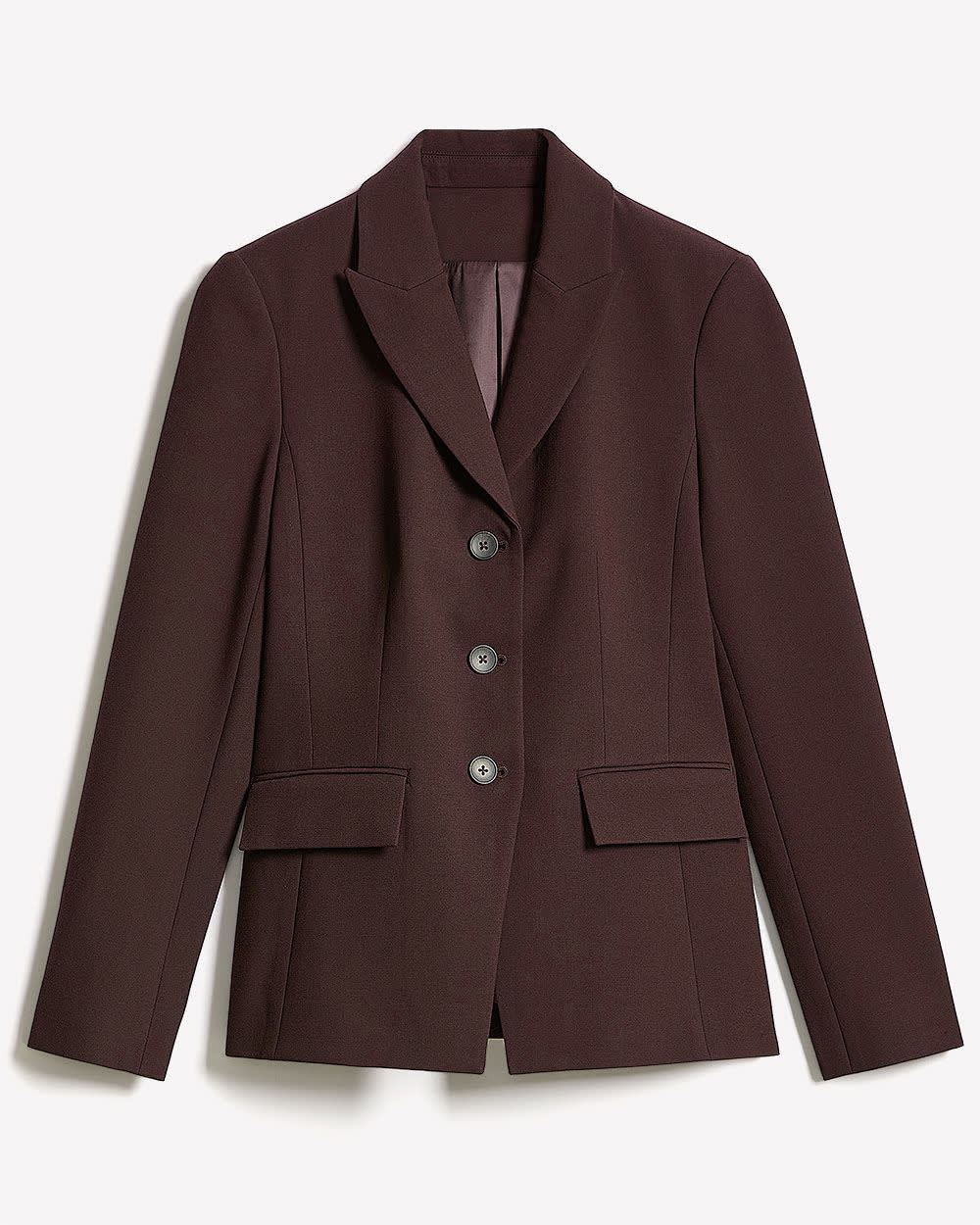 Three-Button Fitted Blazer - Image 4