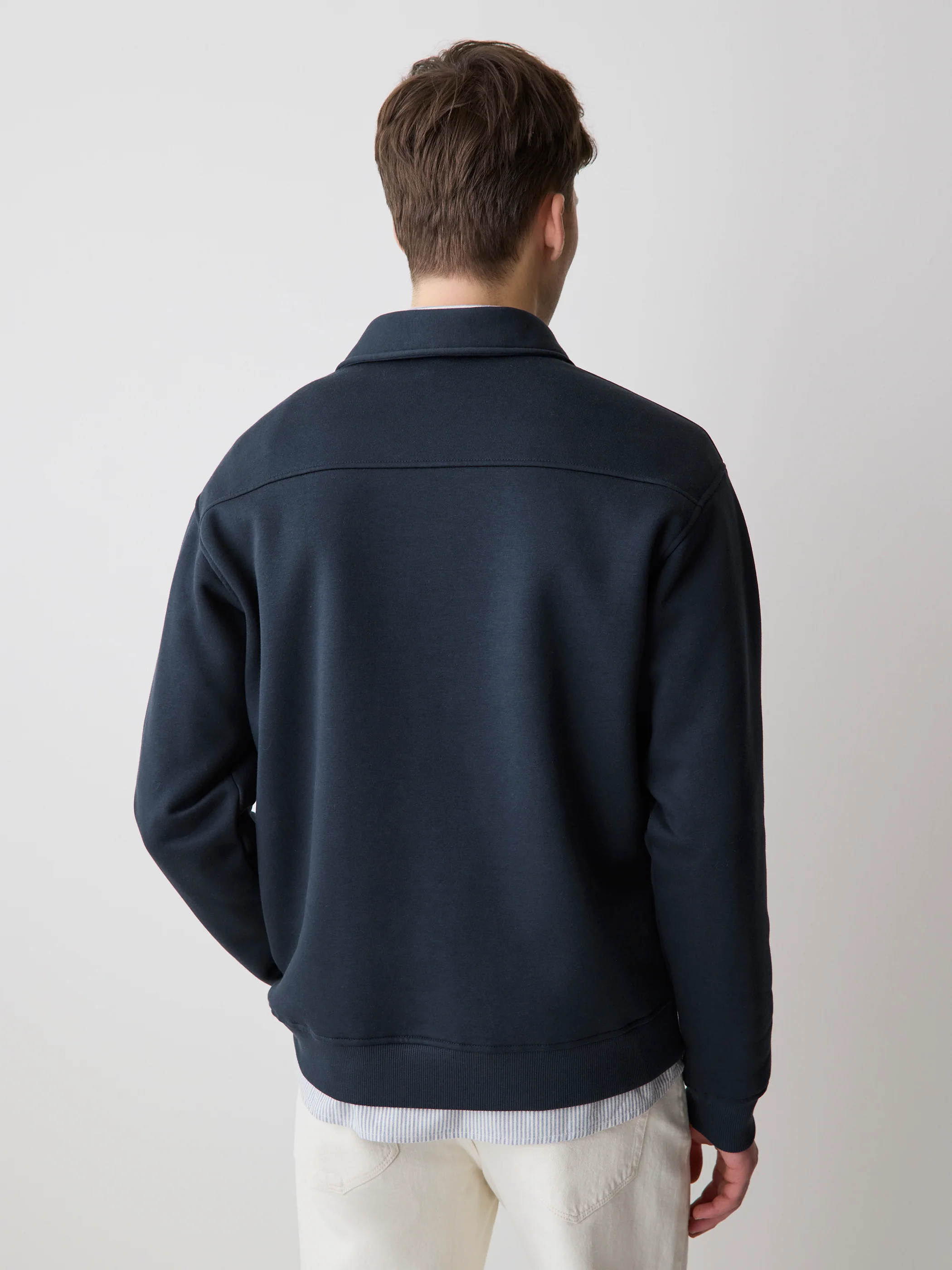 Fleece Long-Sleeve Polo - Image 29