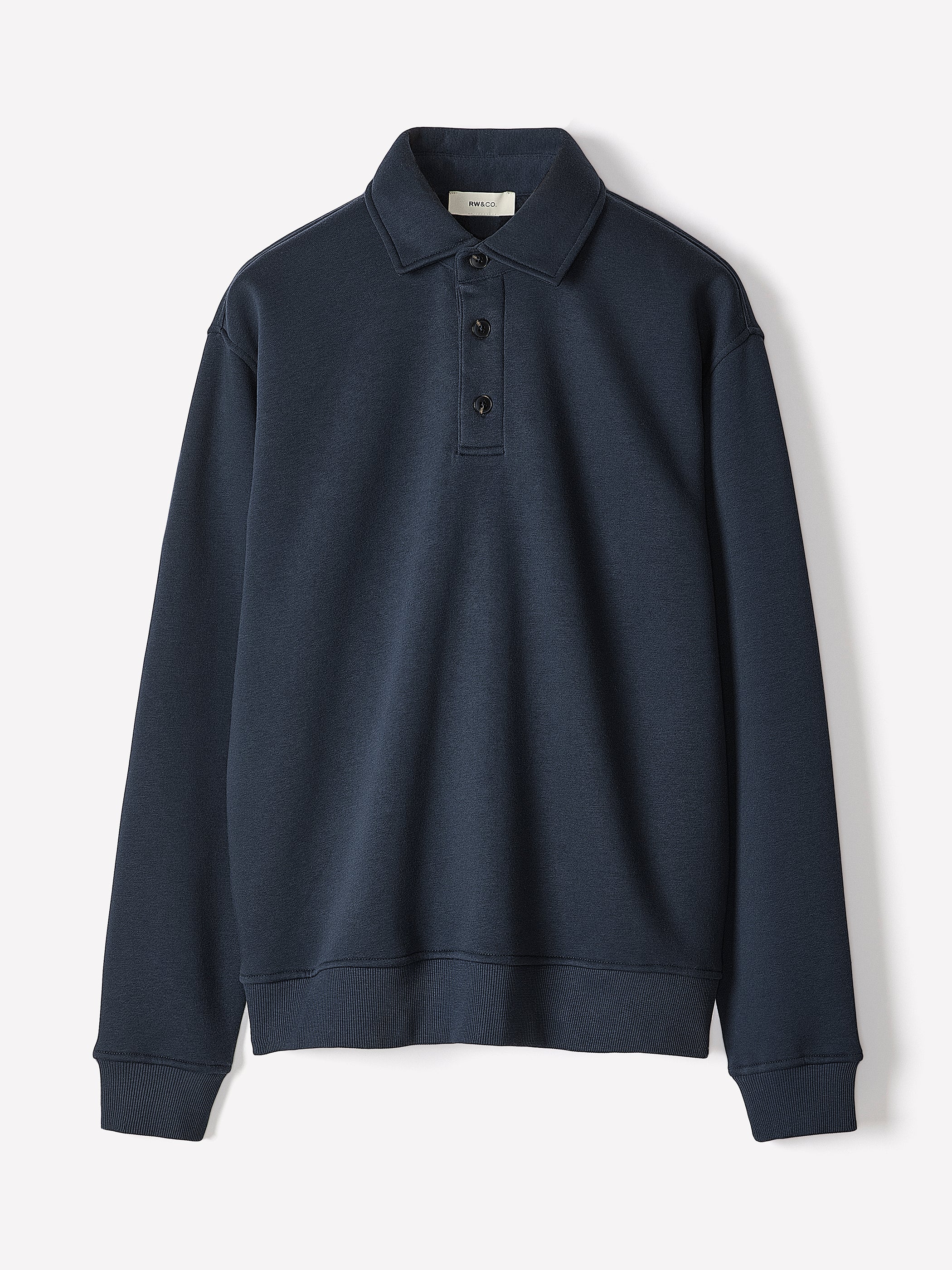 Fleece Long-Sleeve Polo - Image 32