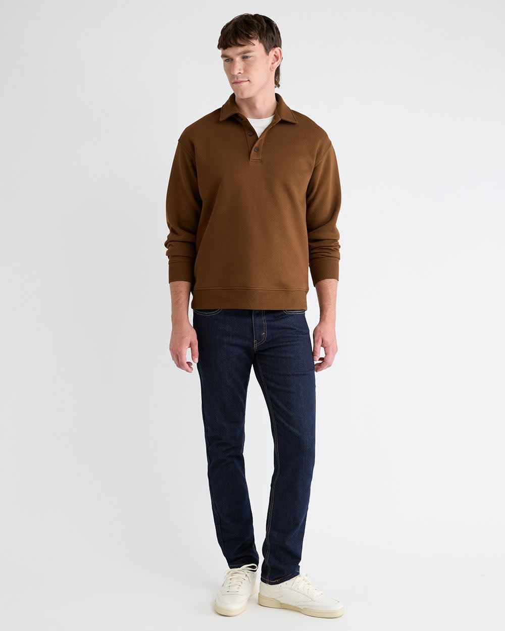 Fleece Long-Sleeve Polo - Image 9