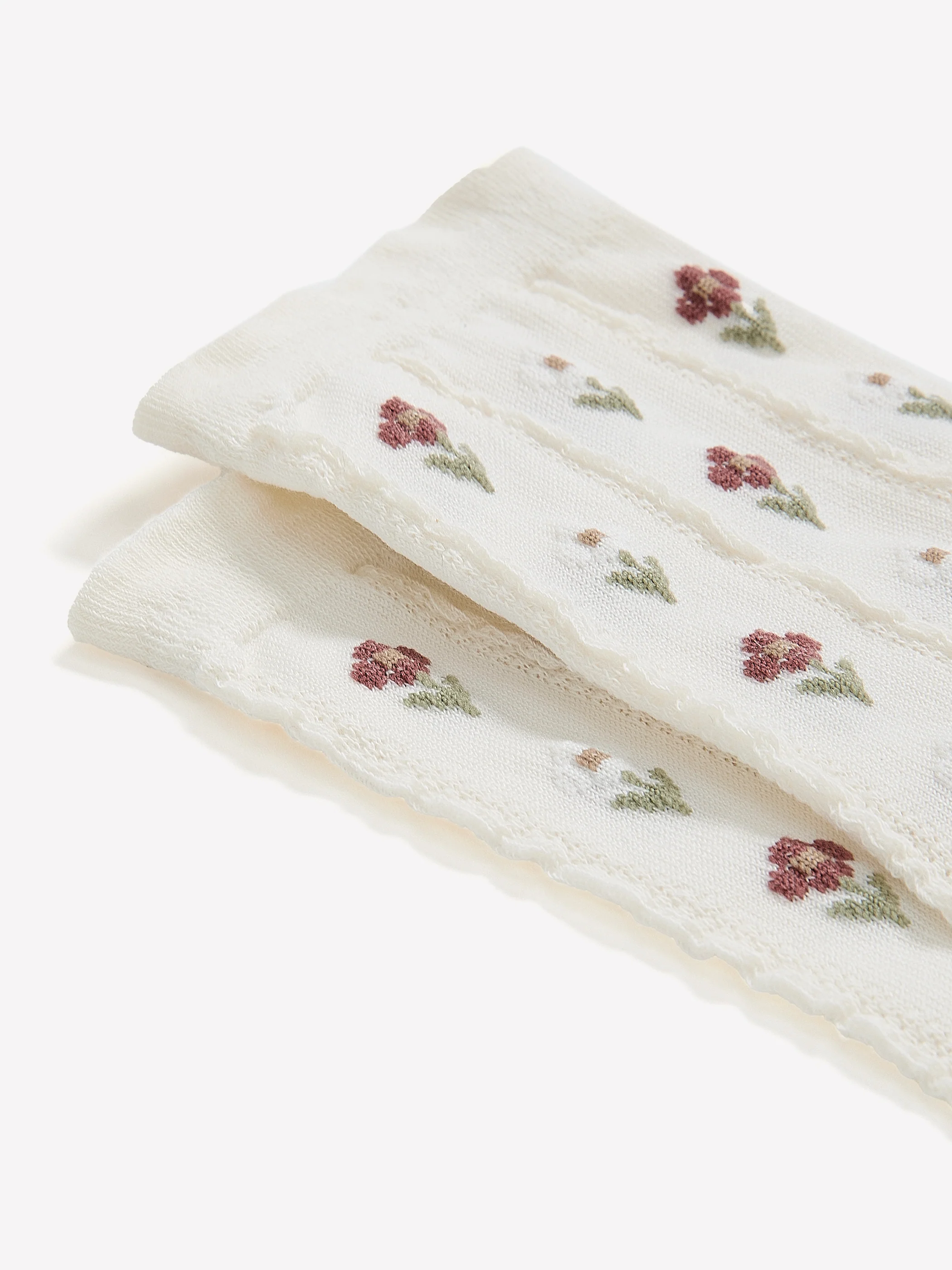 Floral Crew Socks - Image 2