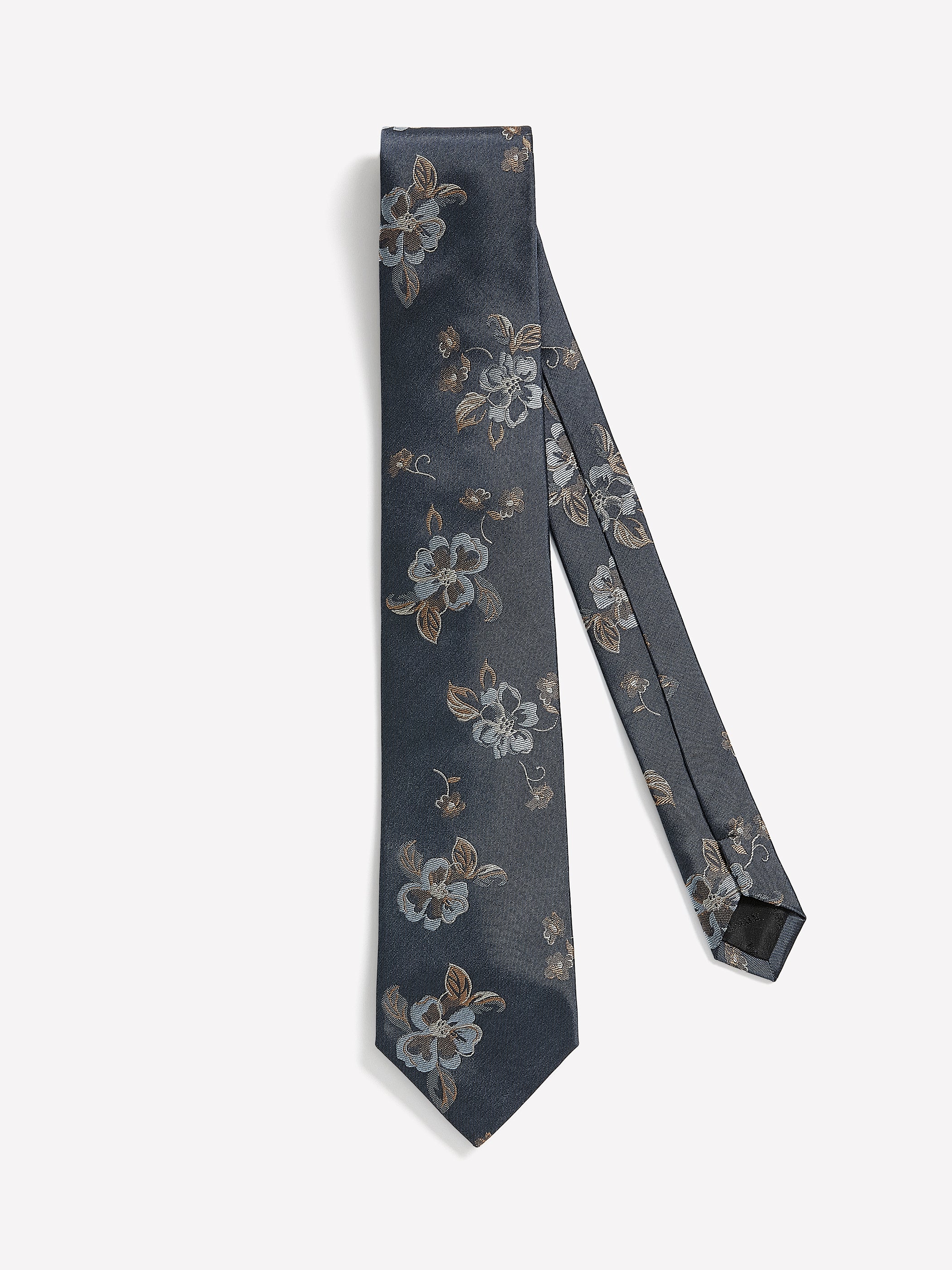 Regular Tie with Floral Pattern