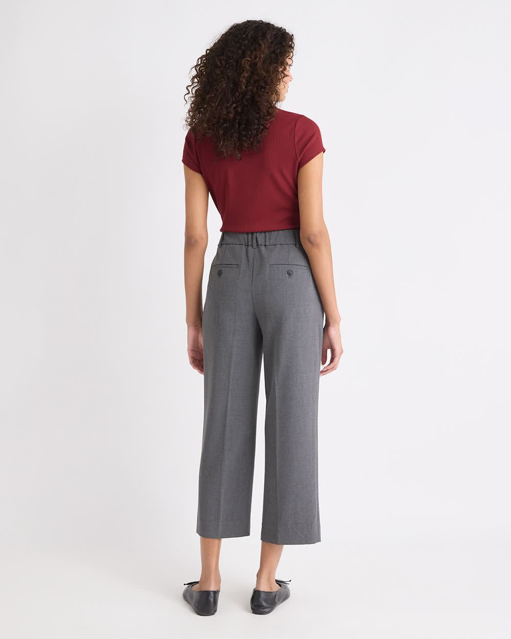 Mid-Rise Straight-Leg Cropped Pant - Image 3