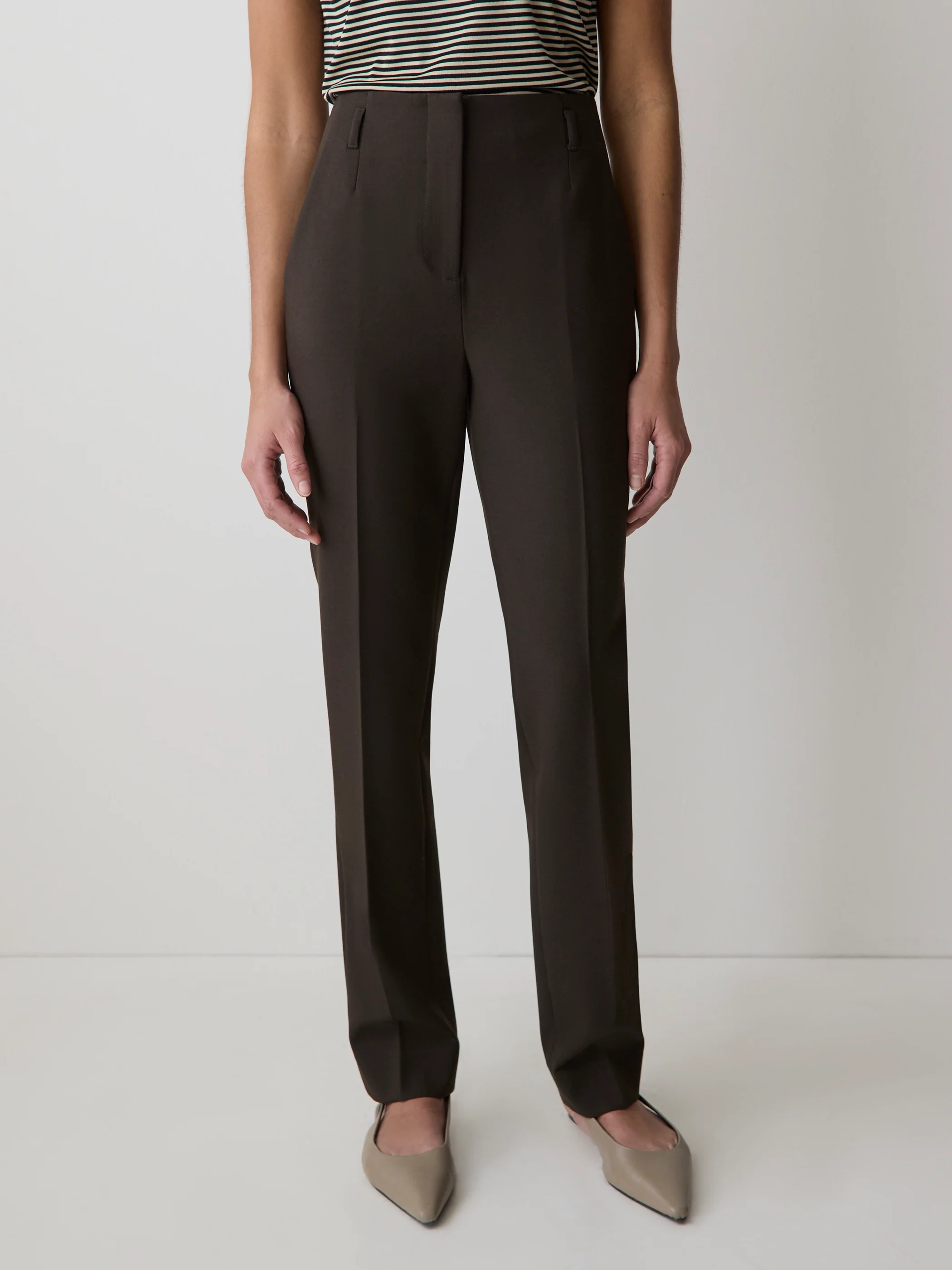 High-Rise Long Slim-Leg Pant - Image 12