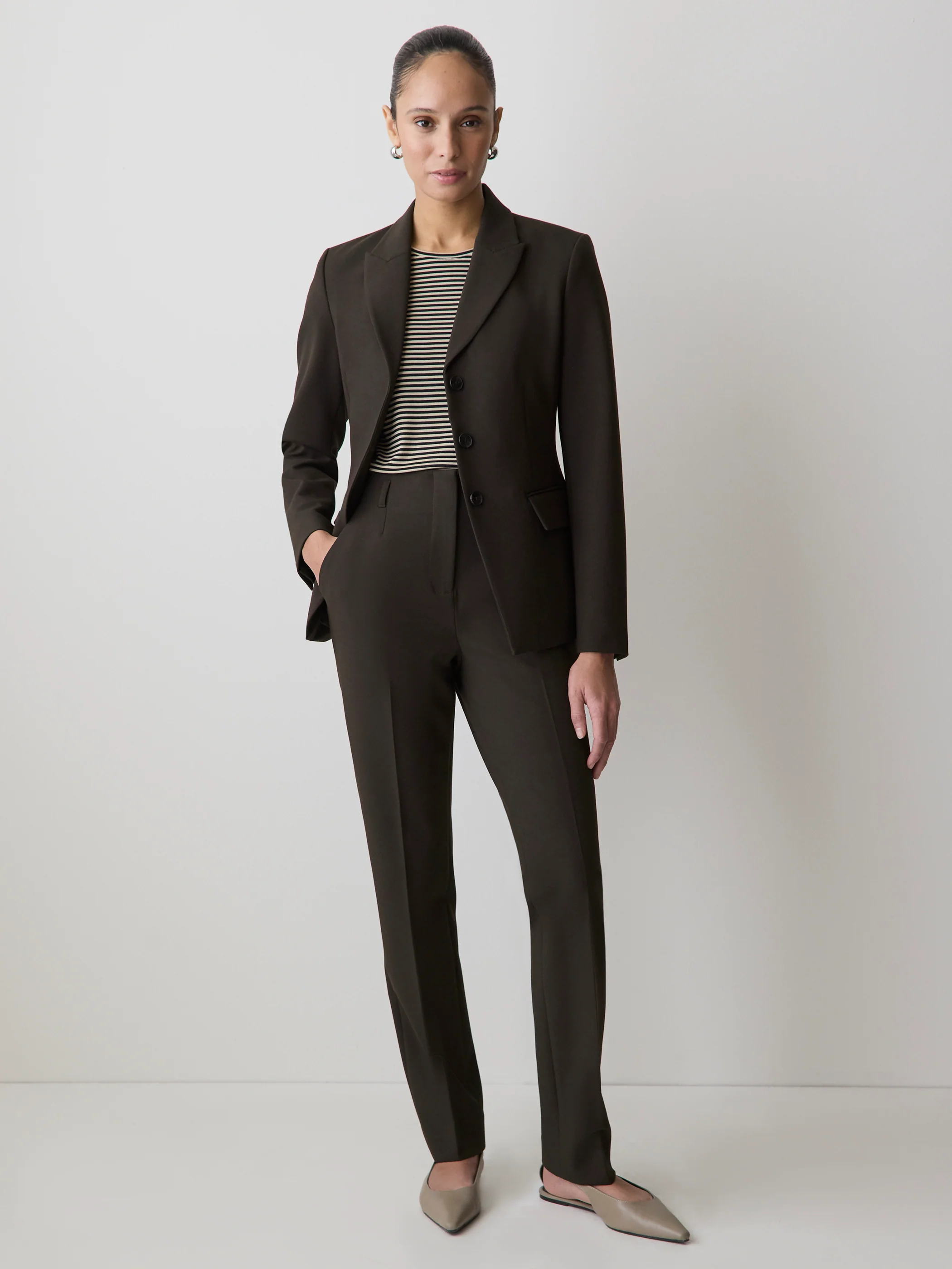 High-Rise Long Slim-Leg Pant - Image 13