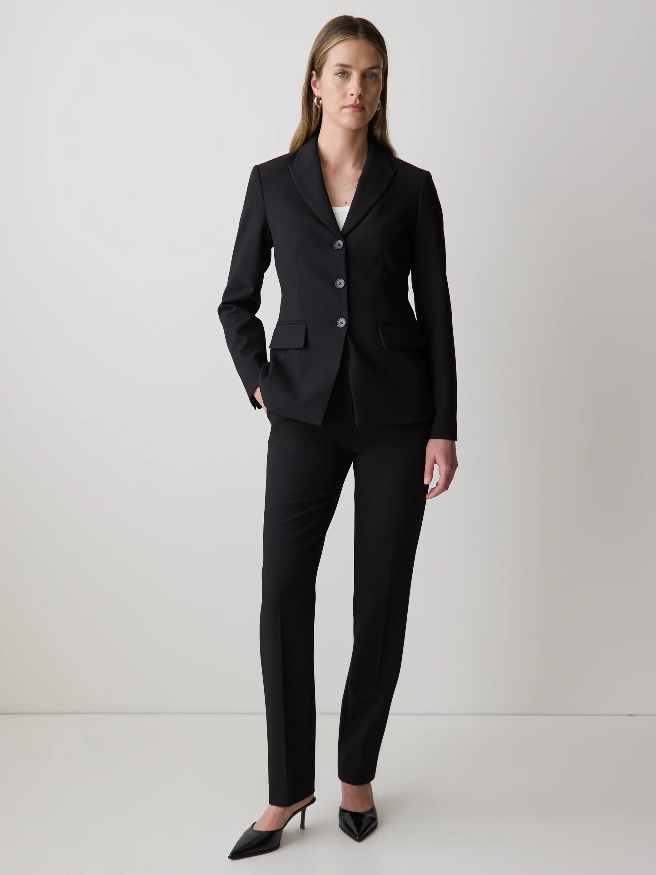 High-Rise Long Slim-Leg Pant - Image 7