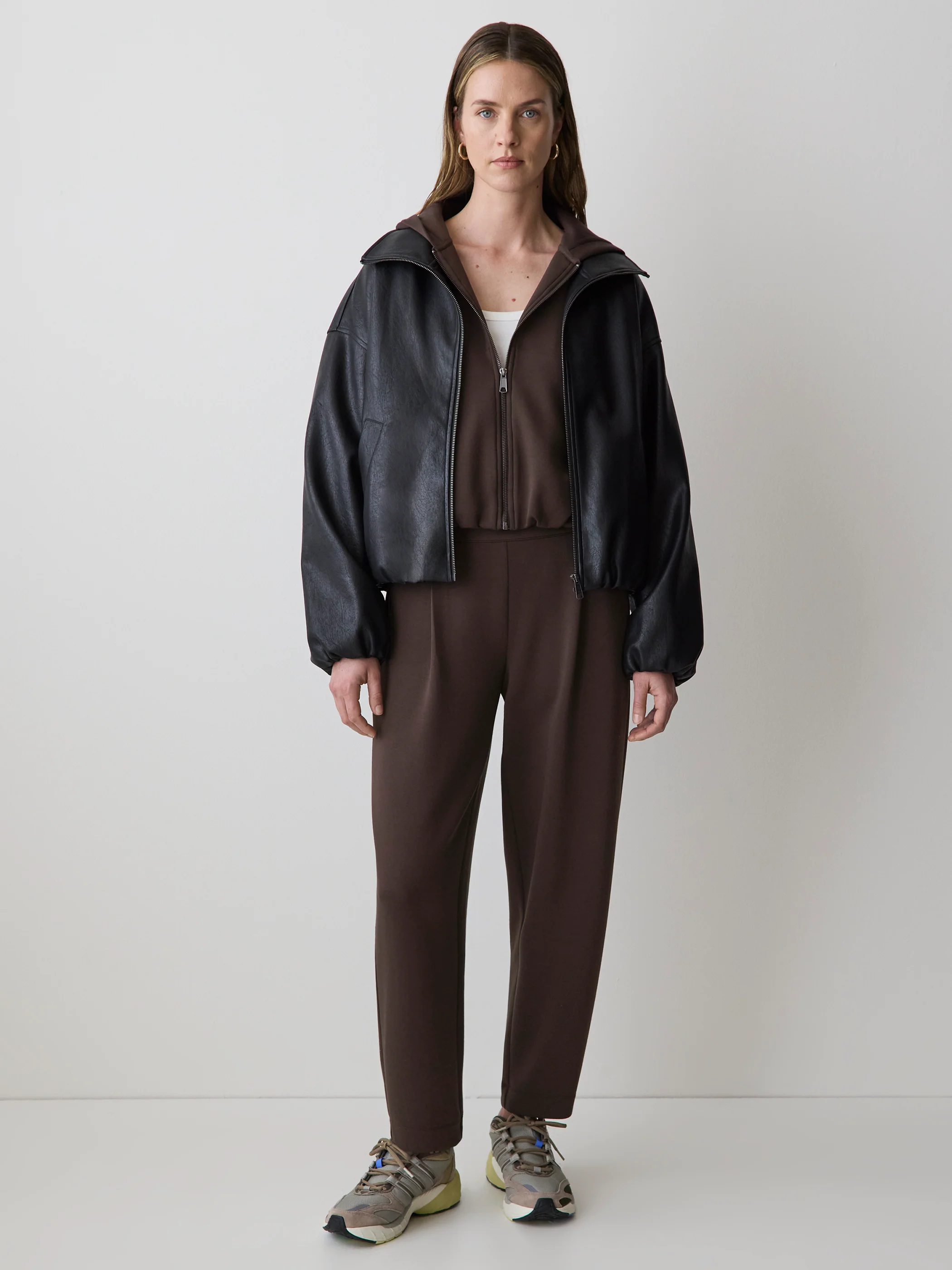 Hooded Ballon Cardigan - Image 3