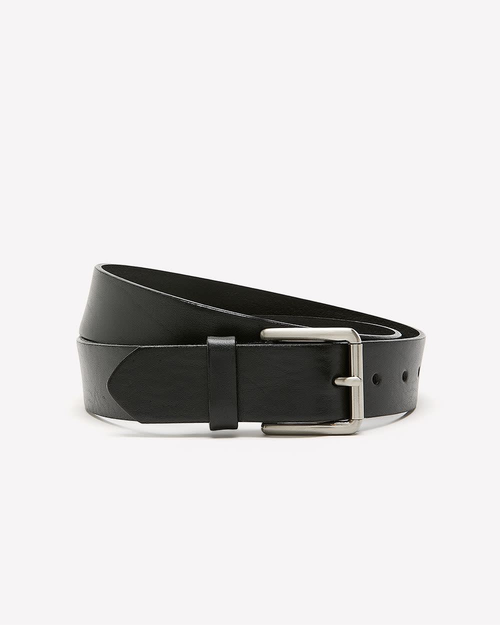 Italian Leather Casual Belt - Image 2