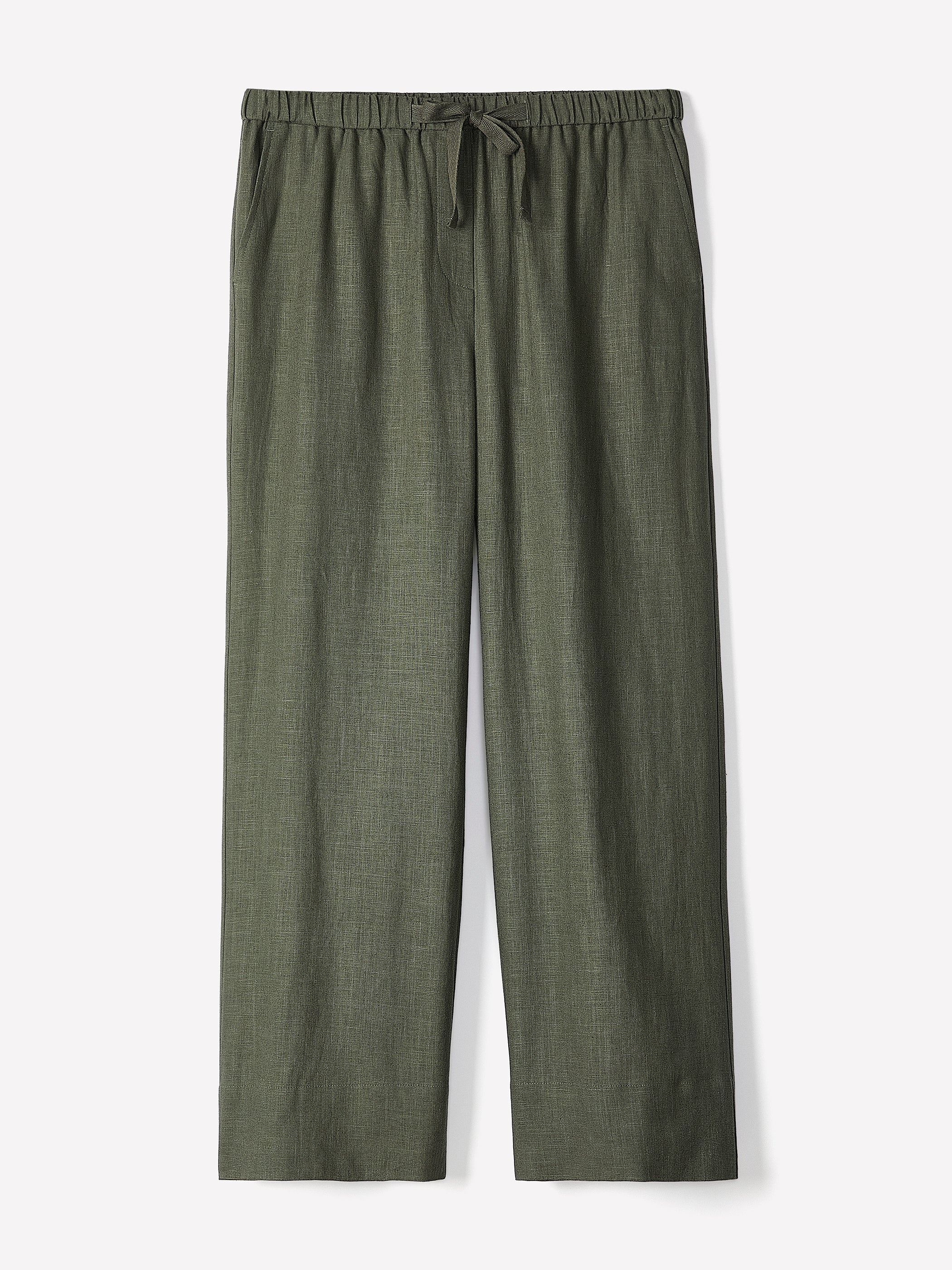 Linen Mid-Rise Straight-Leg Pant - Image 6