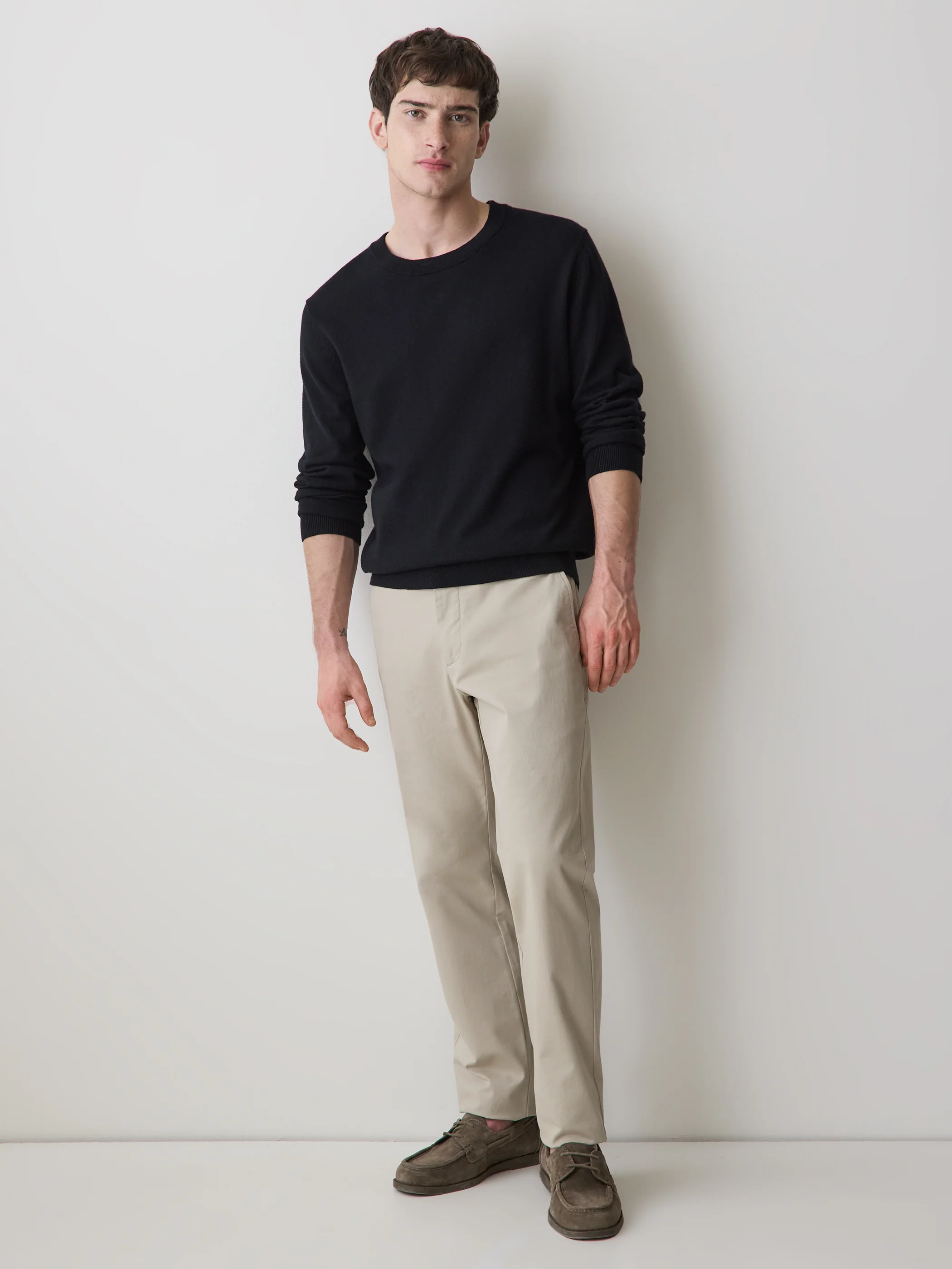 Long-Sleeve Crew-Neck Sweater - Image 2
