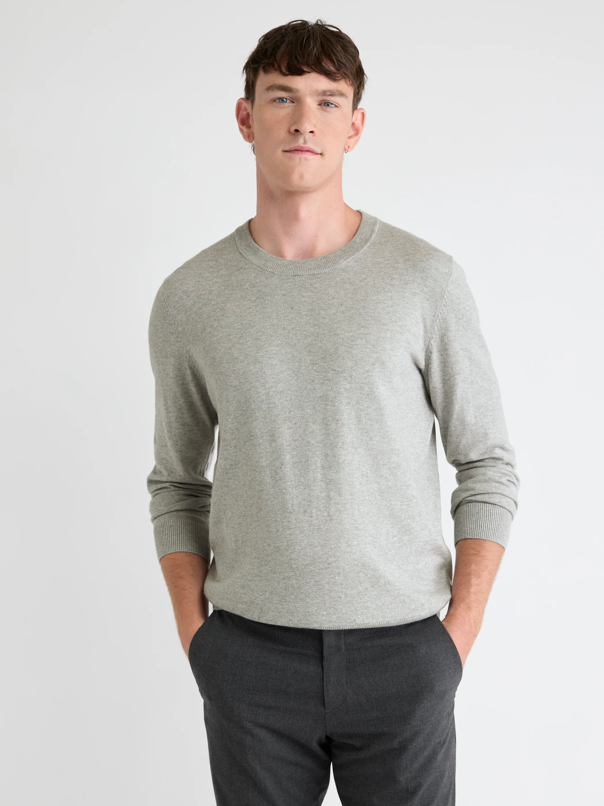 Long-Sleeve Crew-Neck Sweater - Image 31