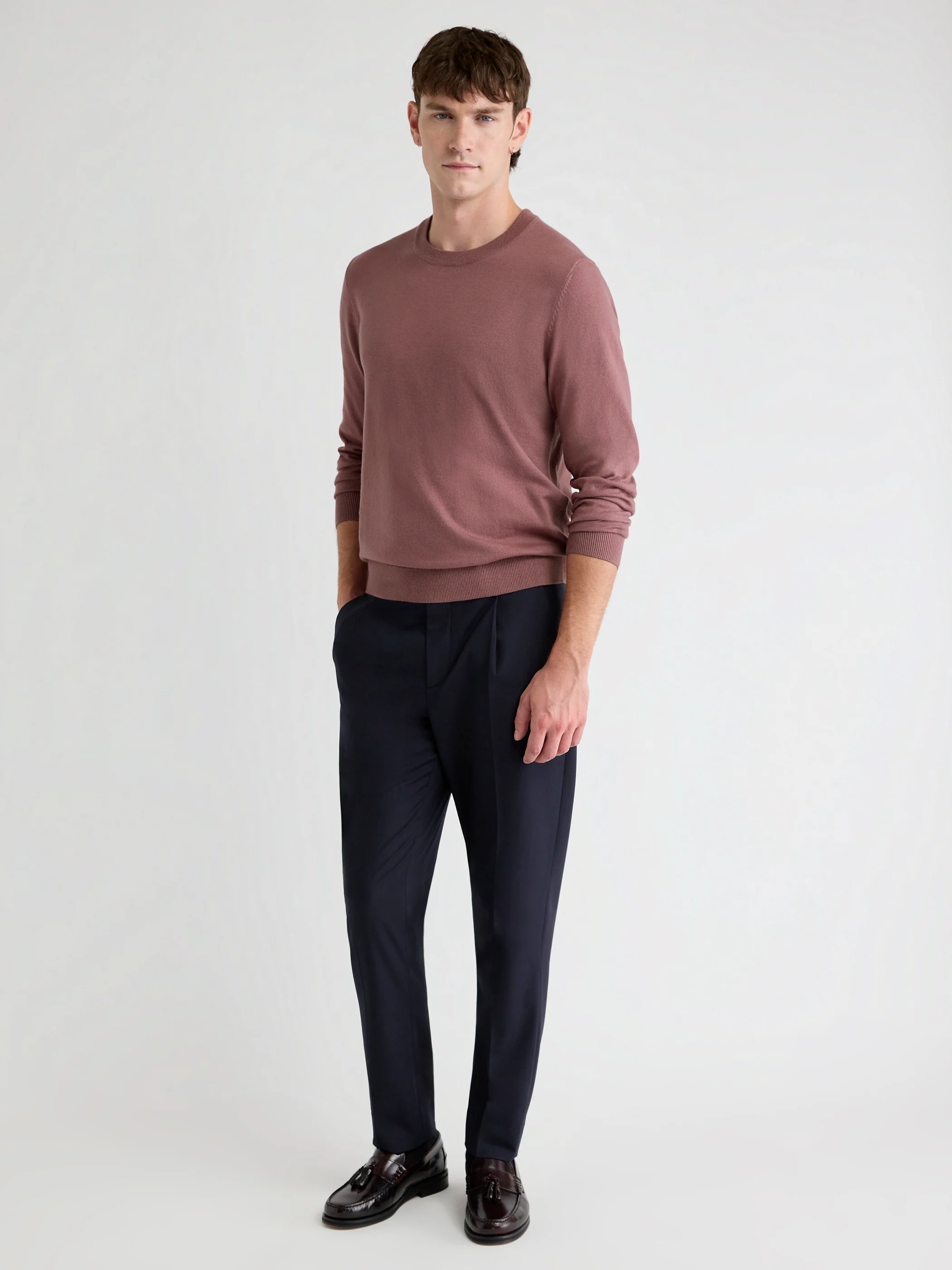 Long-Sleeve Crew-Neck Sweater - Image 37