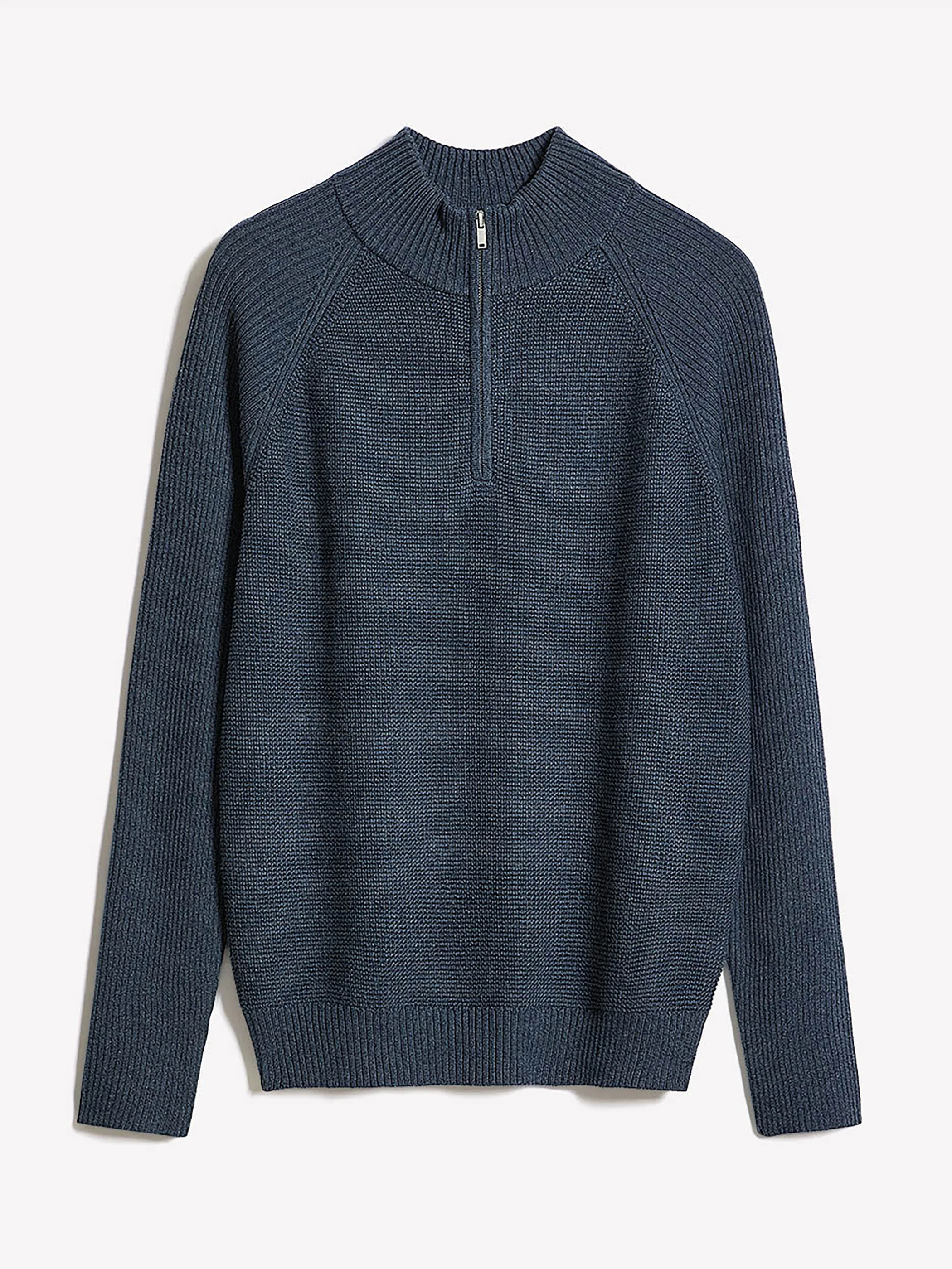 Long-Sleeve Half-Zip Mock-Neck Sweater - Image 22