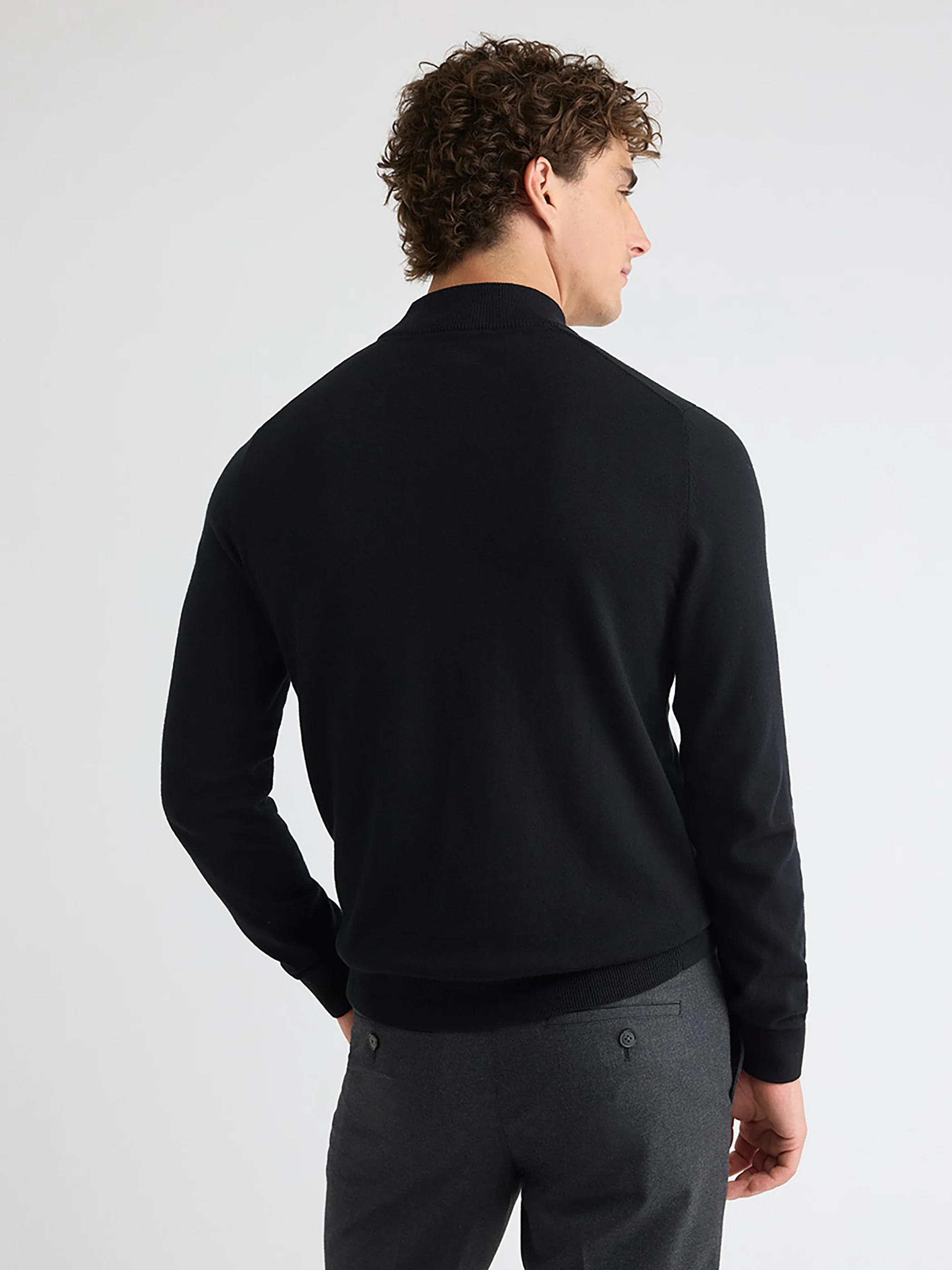 Long-Sleeve Mock-Neck Sweater - Image 3