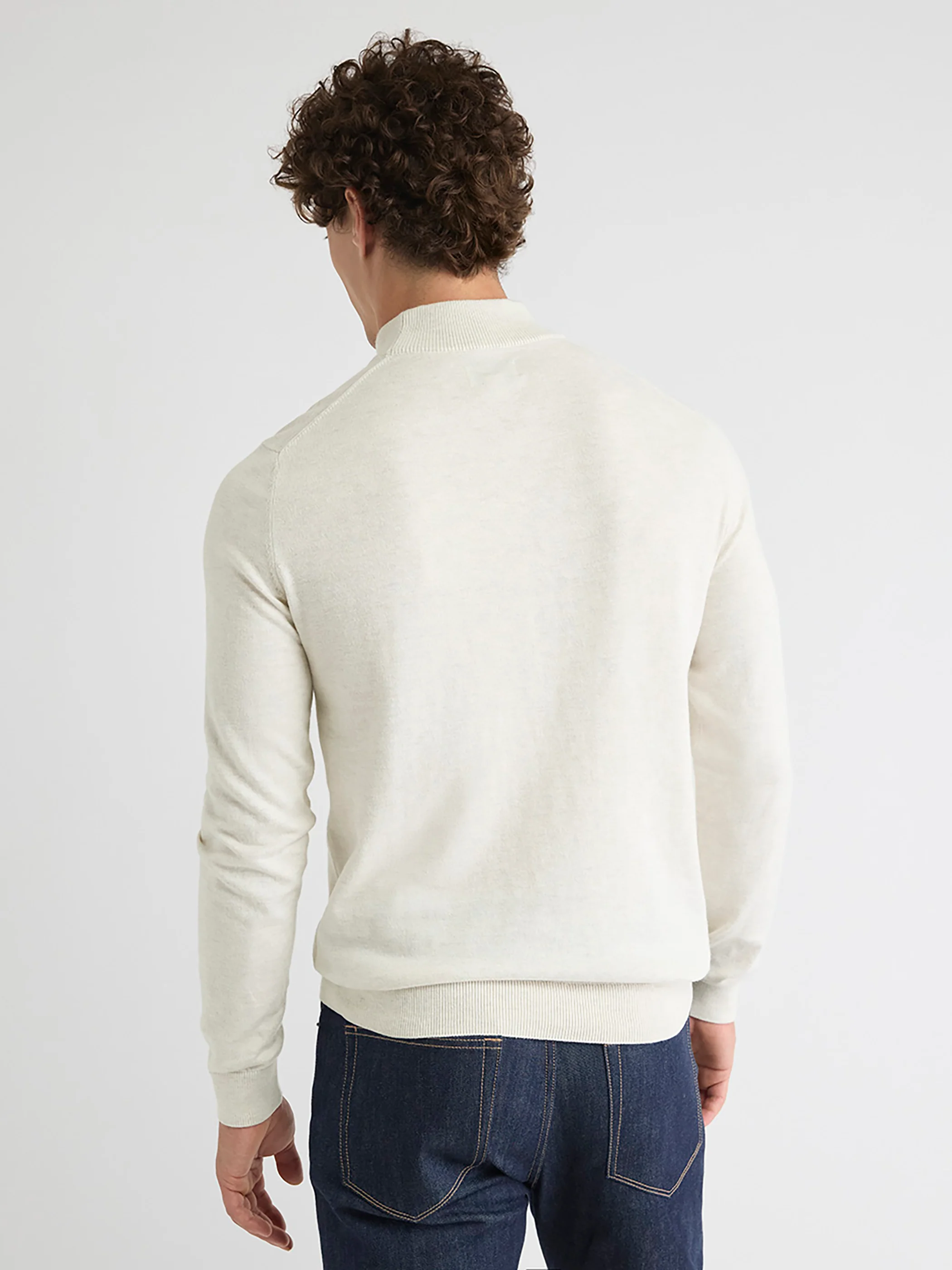 Long-Sleeve Mock-Neck Sweater - Image 8