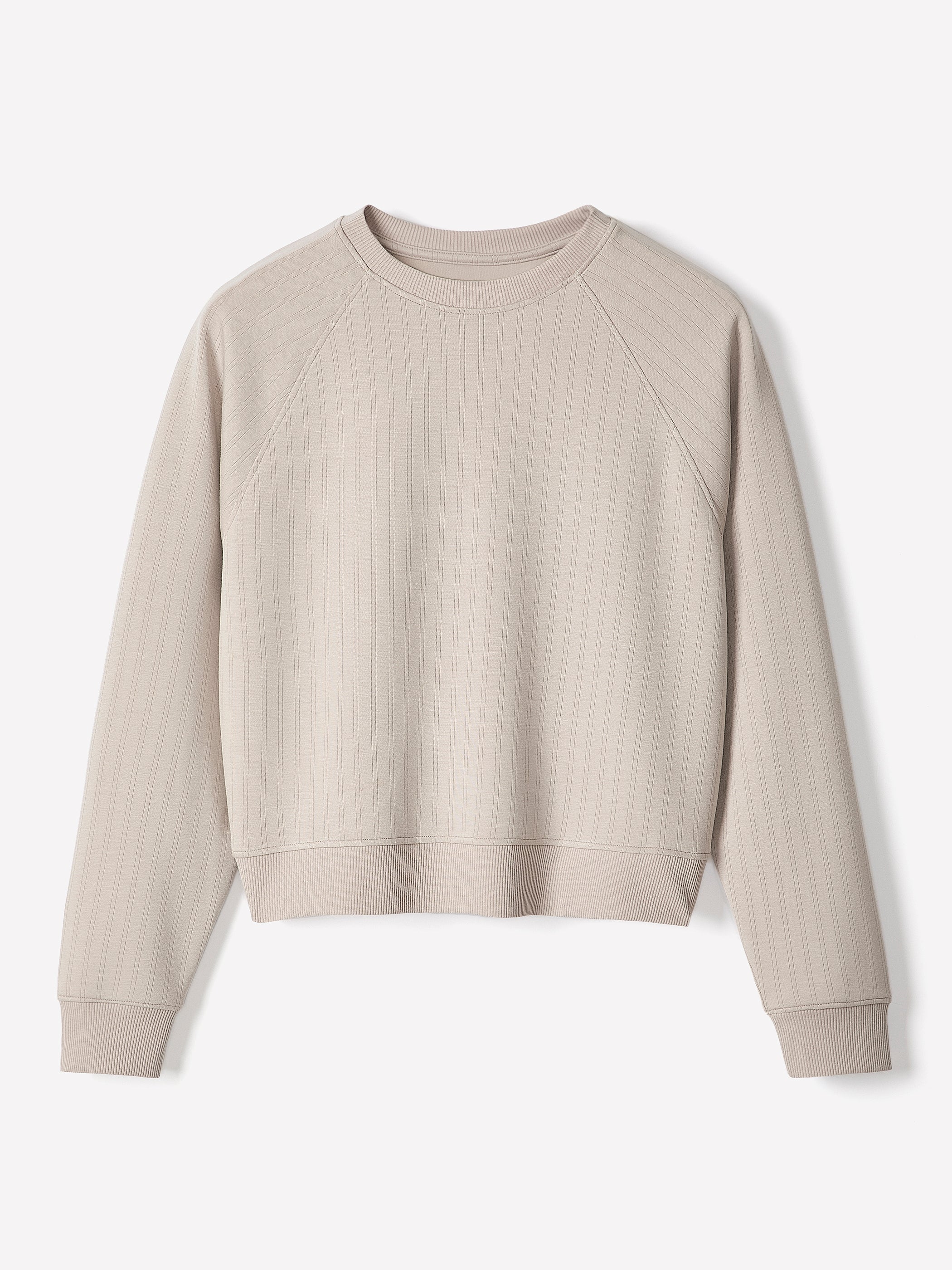 Long-Raglan-Sleeve Crew-Neck Top - Image 6