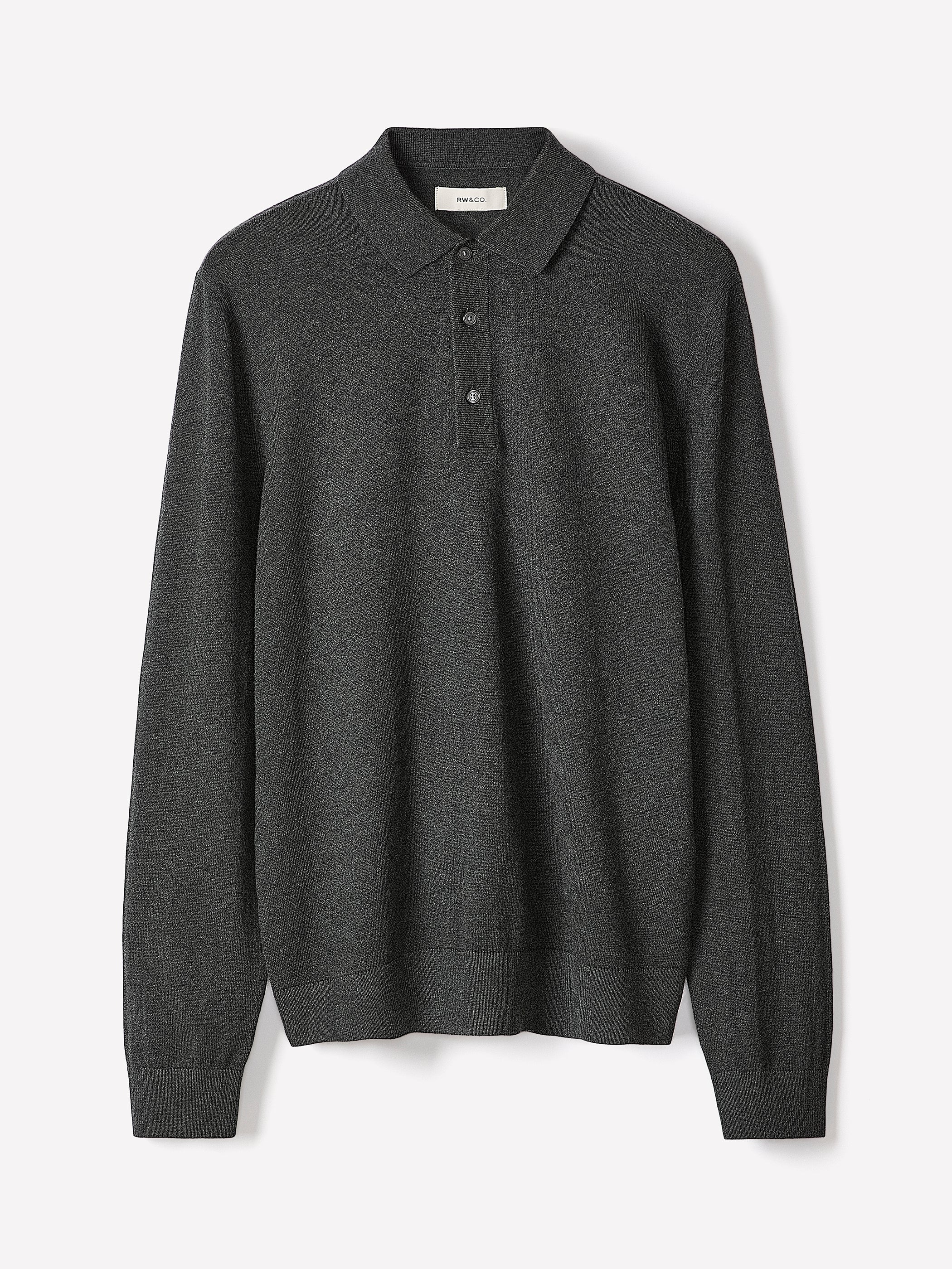 Long-Sleeve Polo Sweater - Image 23