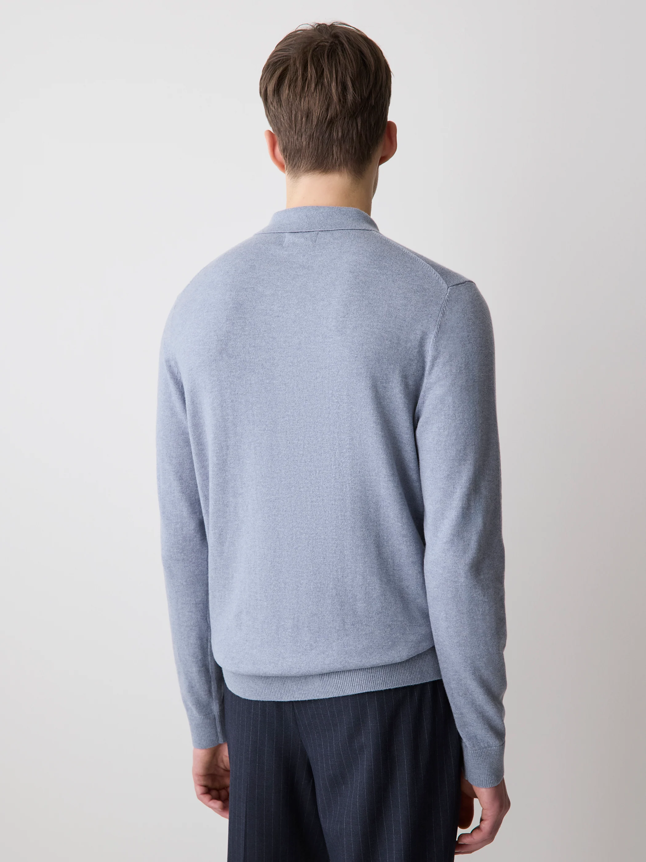 Long-Sleeve Polo Sweater - Image 32