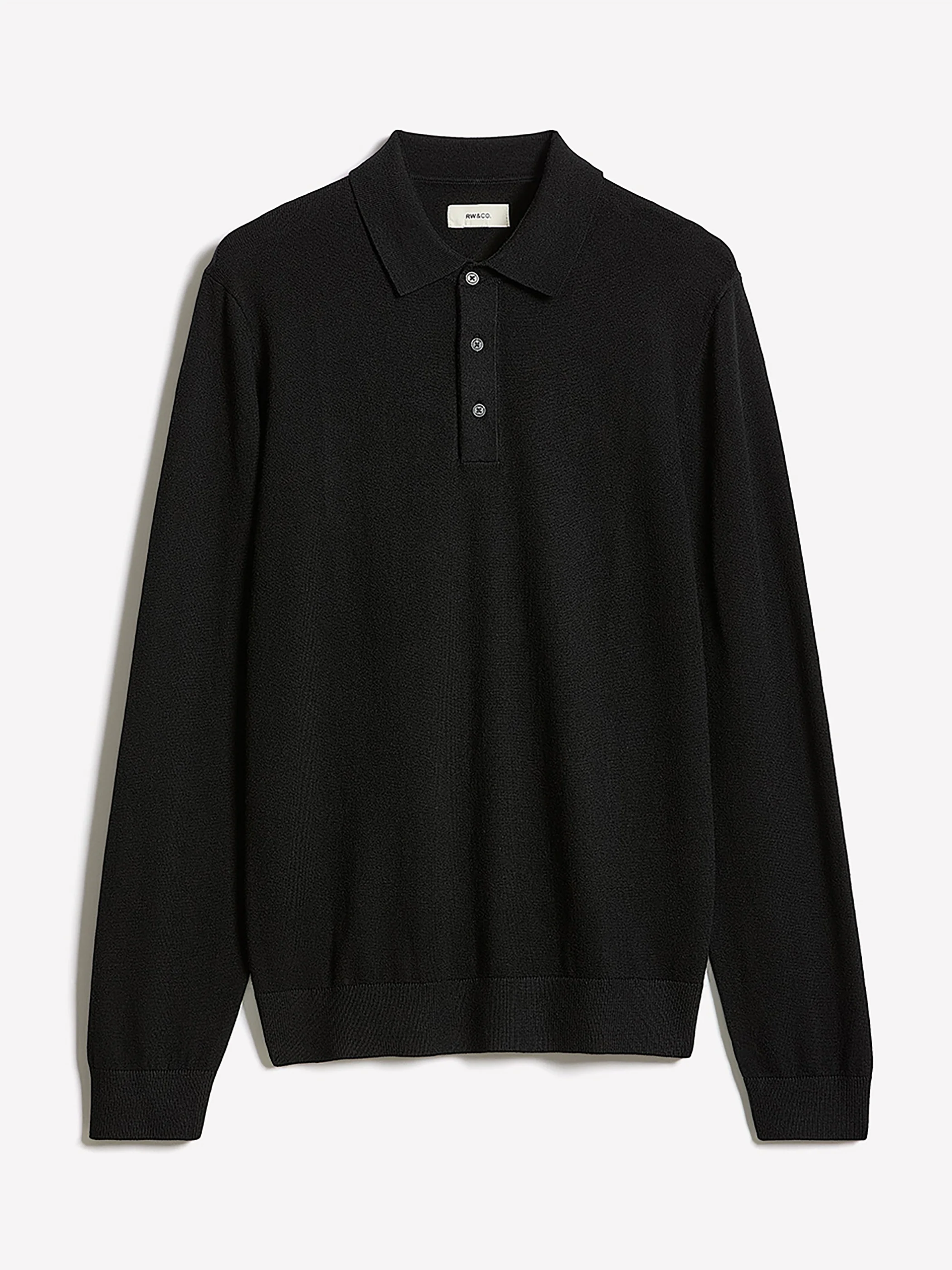 Long-Sleeve Polo Sweater - Image 4
