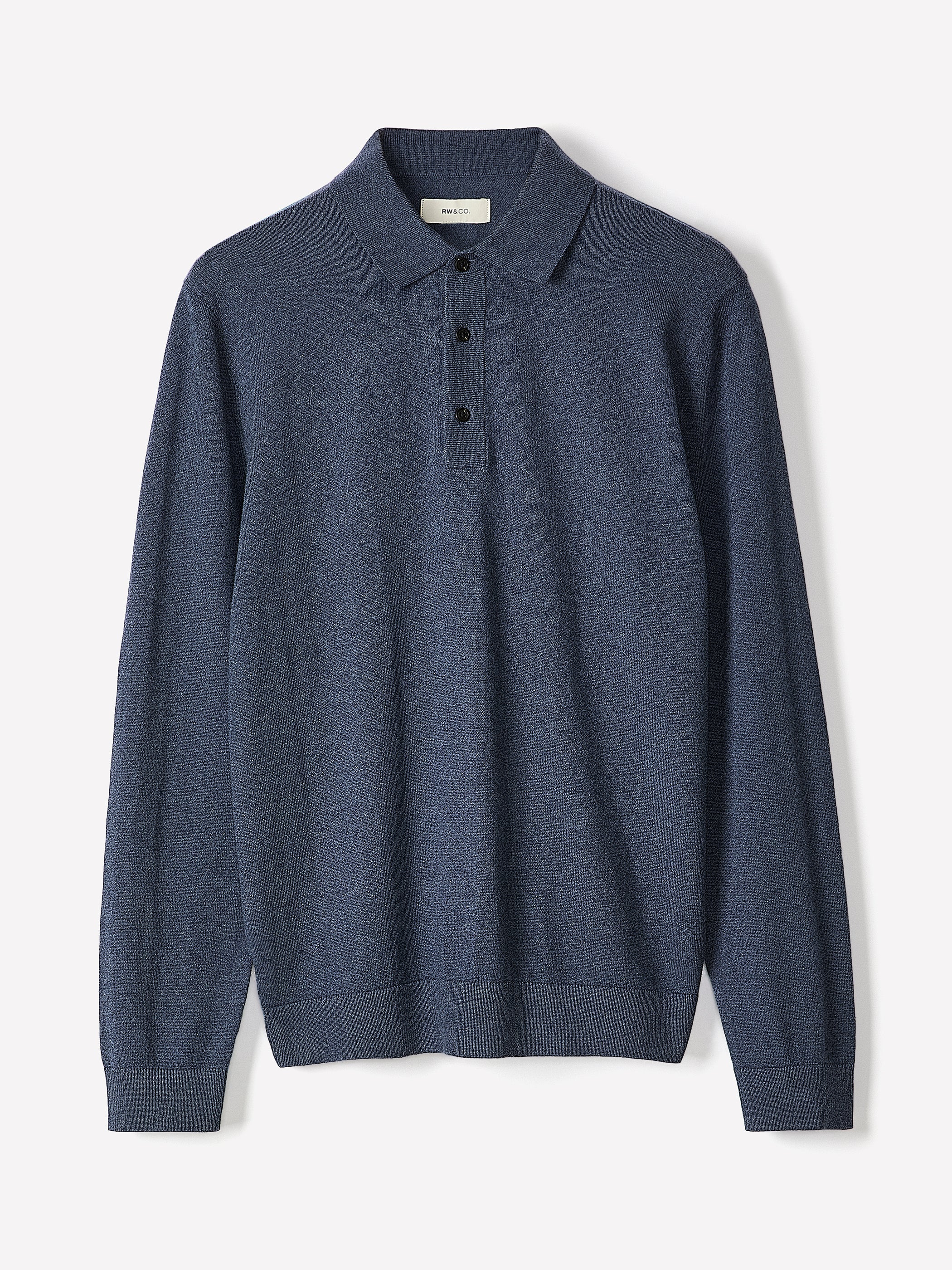 Long-Sleeve Polo Sweater - Image 41