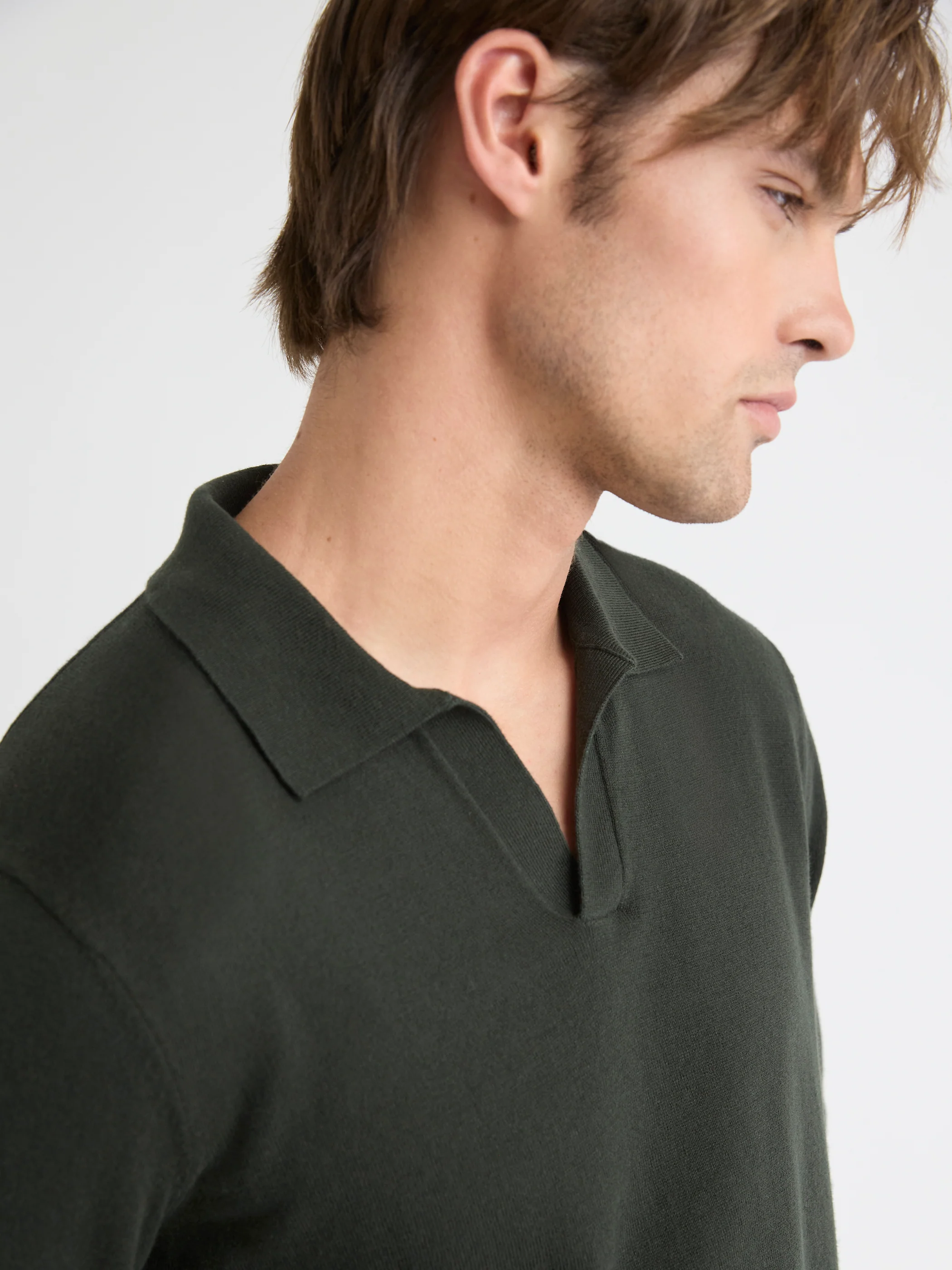 Long-Sleeve Sweater with Johnny Collar - Image 10