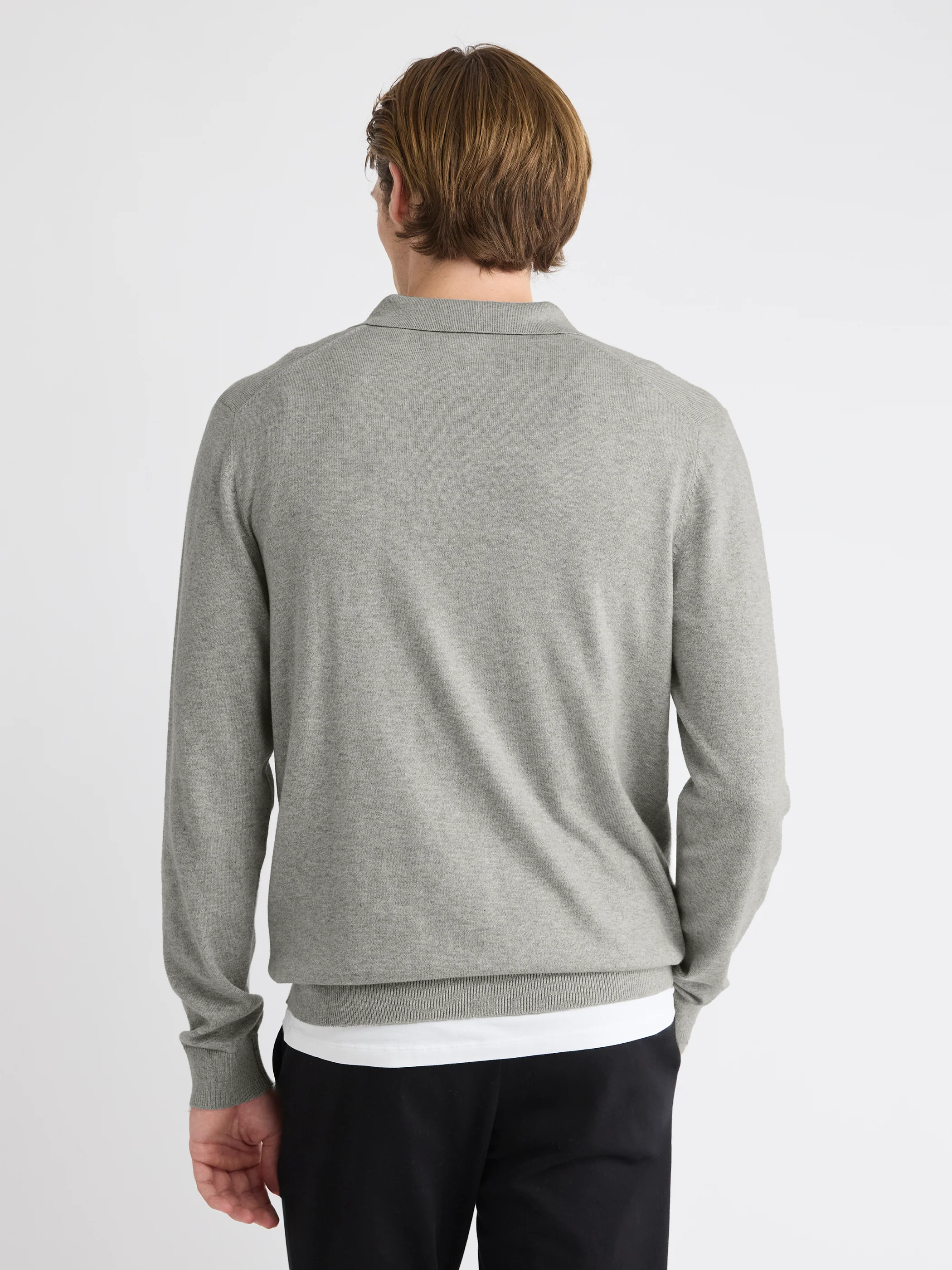 Long-Sleeve Sweater with Johnny Collar - Image 19
