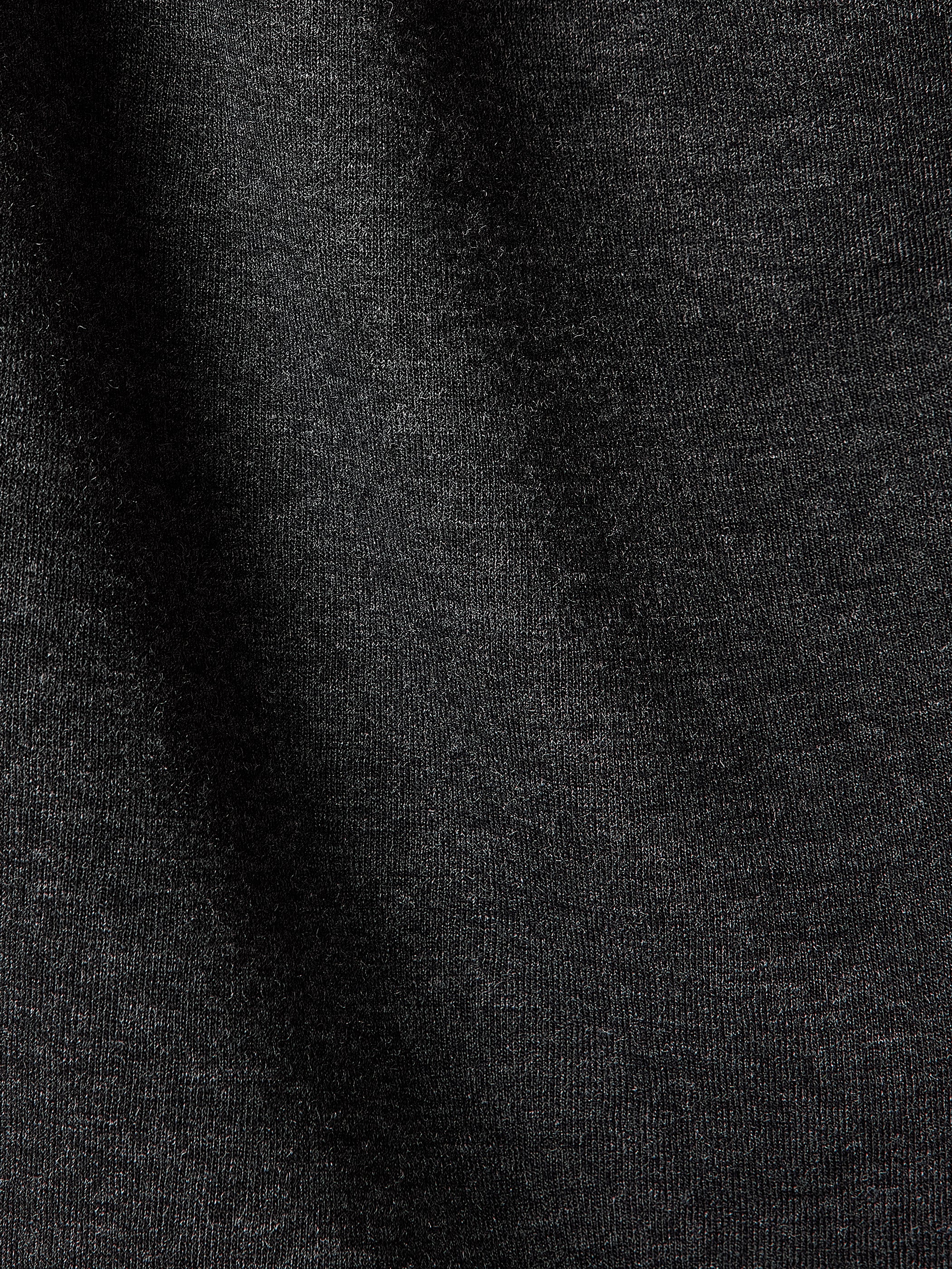 Long-Sleeve Top with Draped Crew Neckline - Image 11